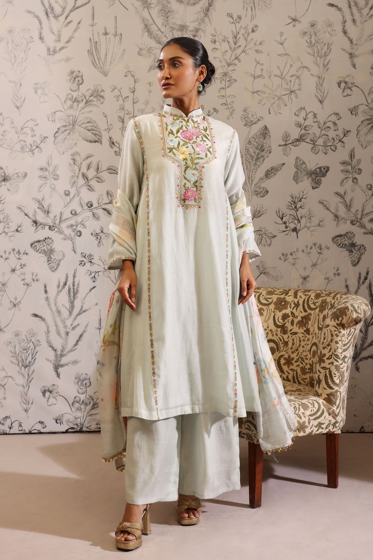 Paatala Blue Kurta Set