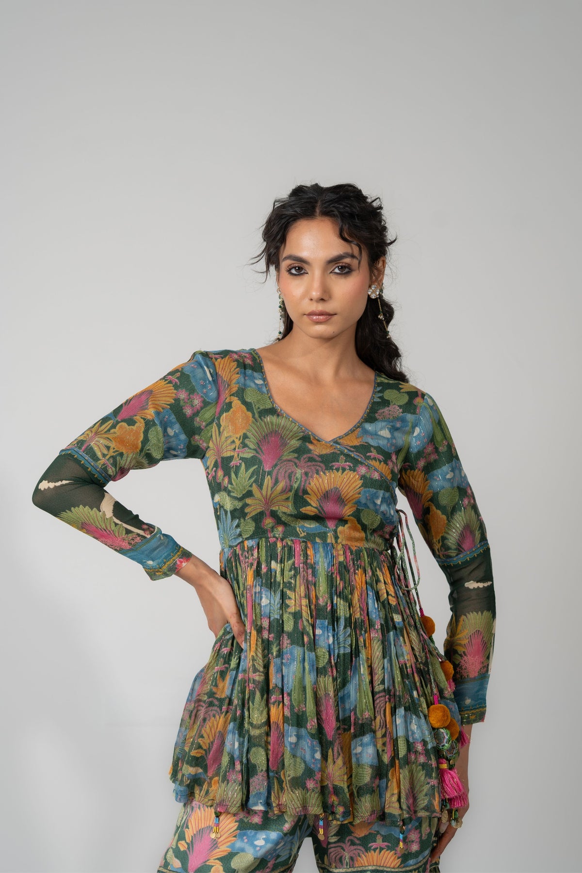 Lotus Gharara Set