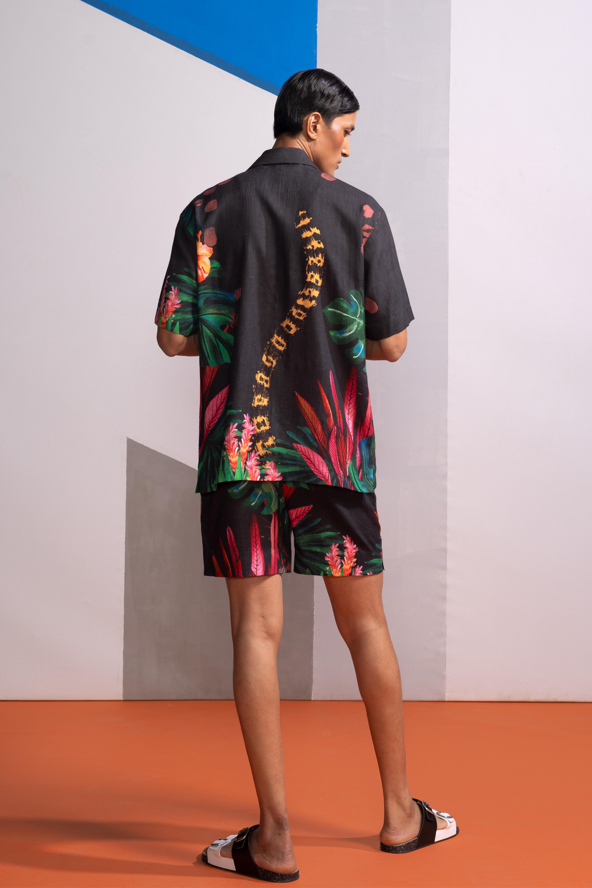 Feral Flora Charcoal Co-ord Set