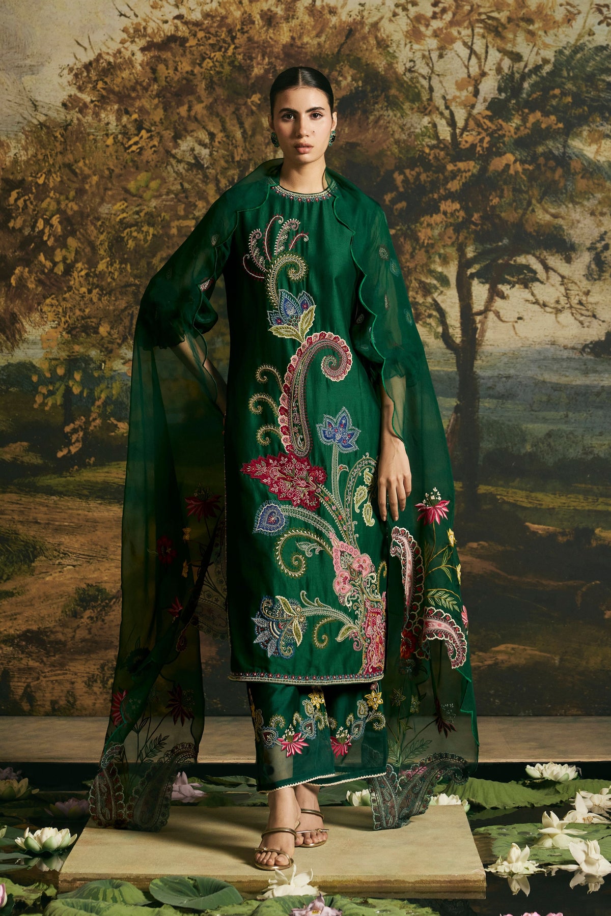 Emerald Green Dupatta