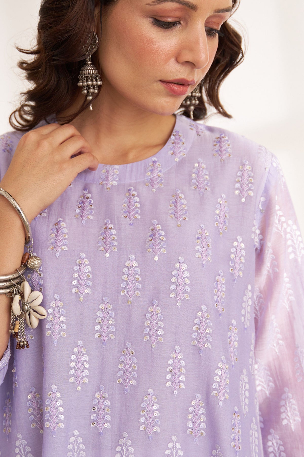 The Kashni Silk Kurta Set