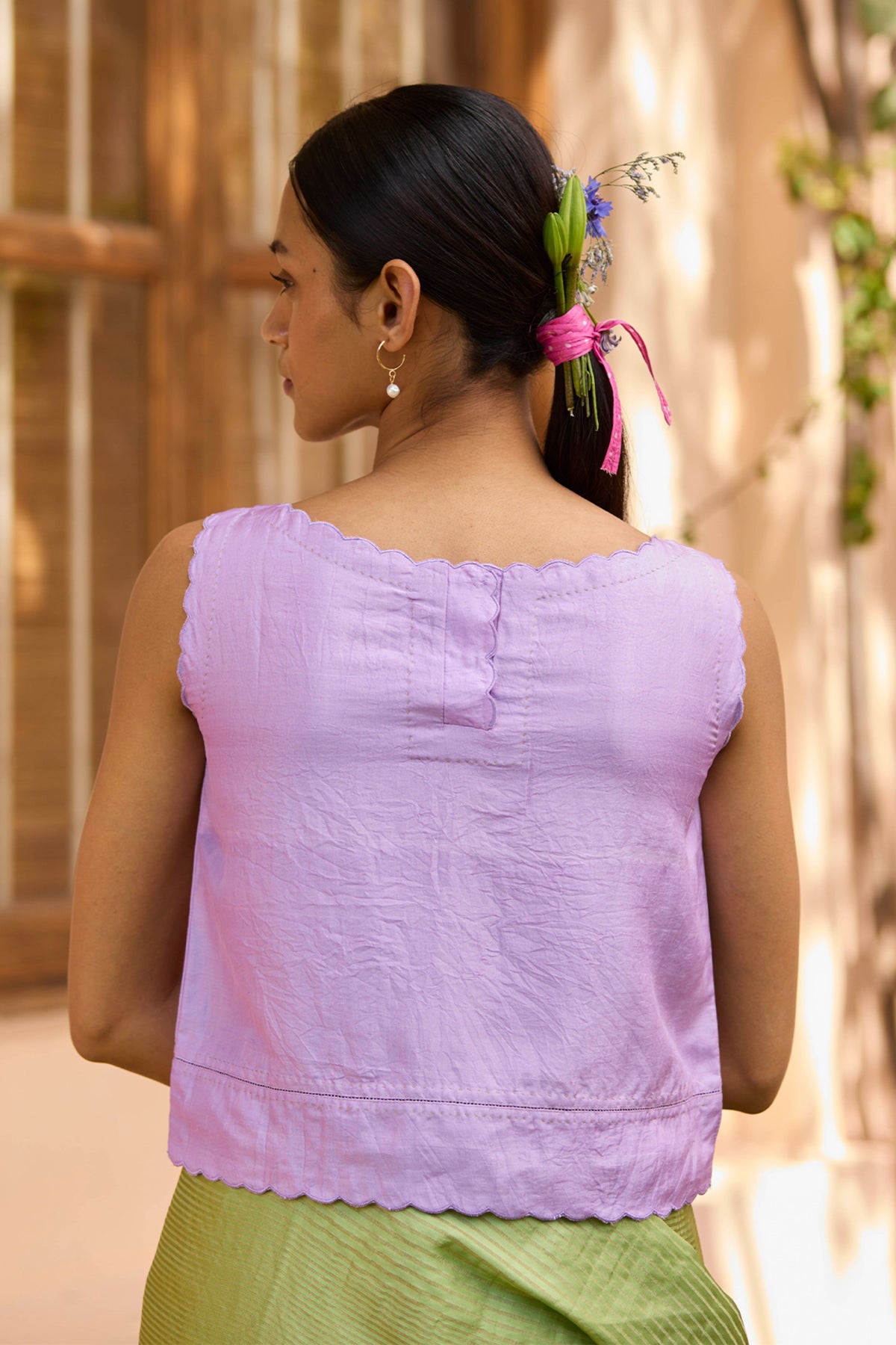 Awakening Lavender Blouse