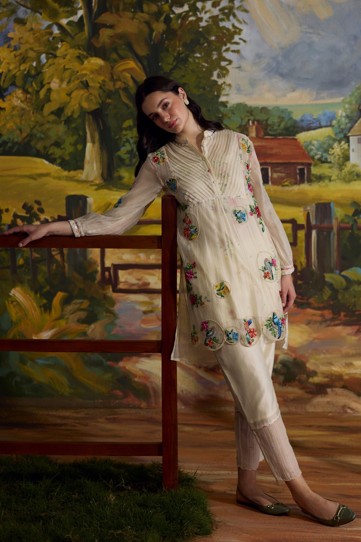 Lumina Embroidered Kurta