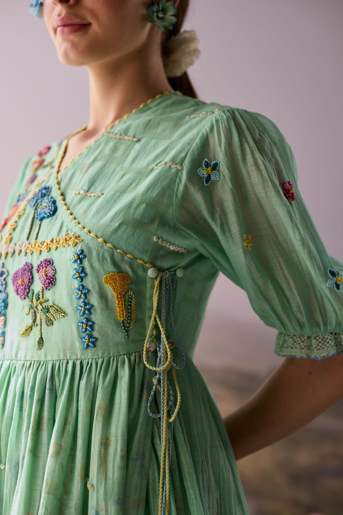 Seaglass Wrap Dress
