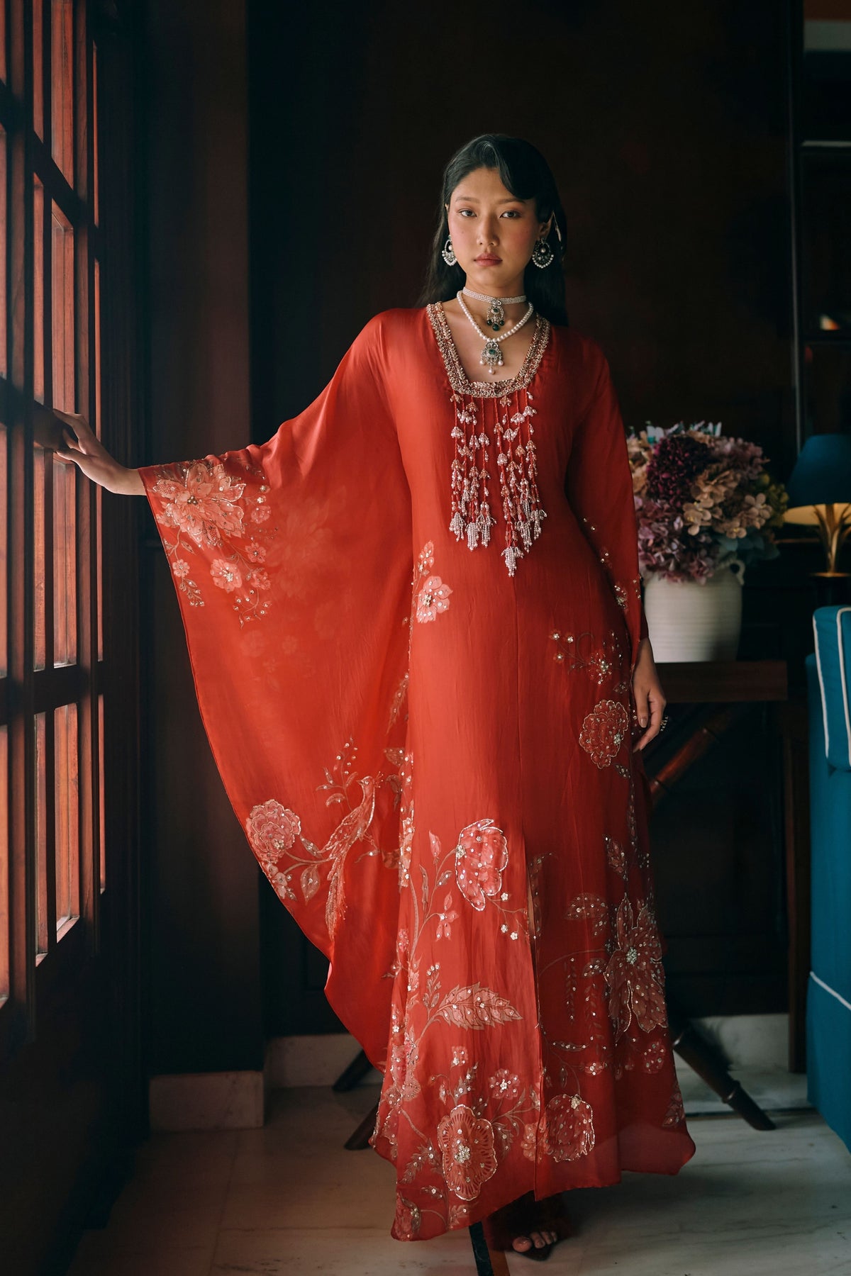 Raye Red Kaftan