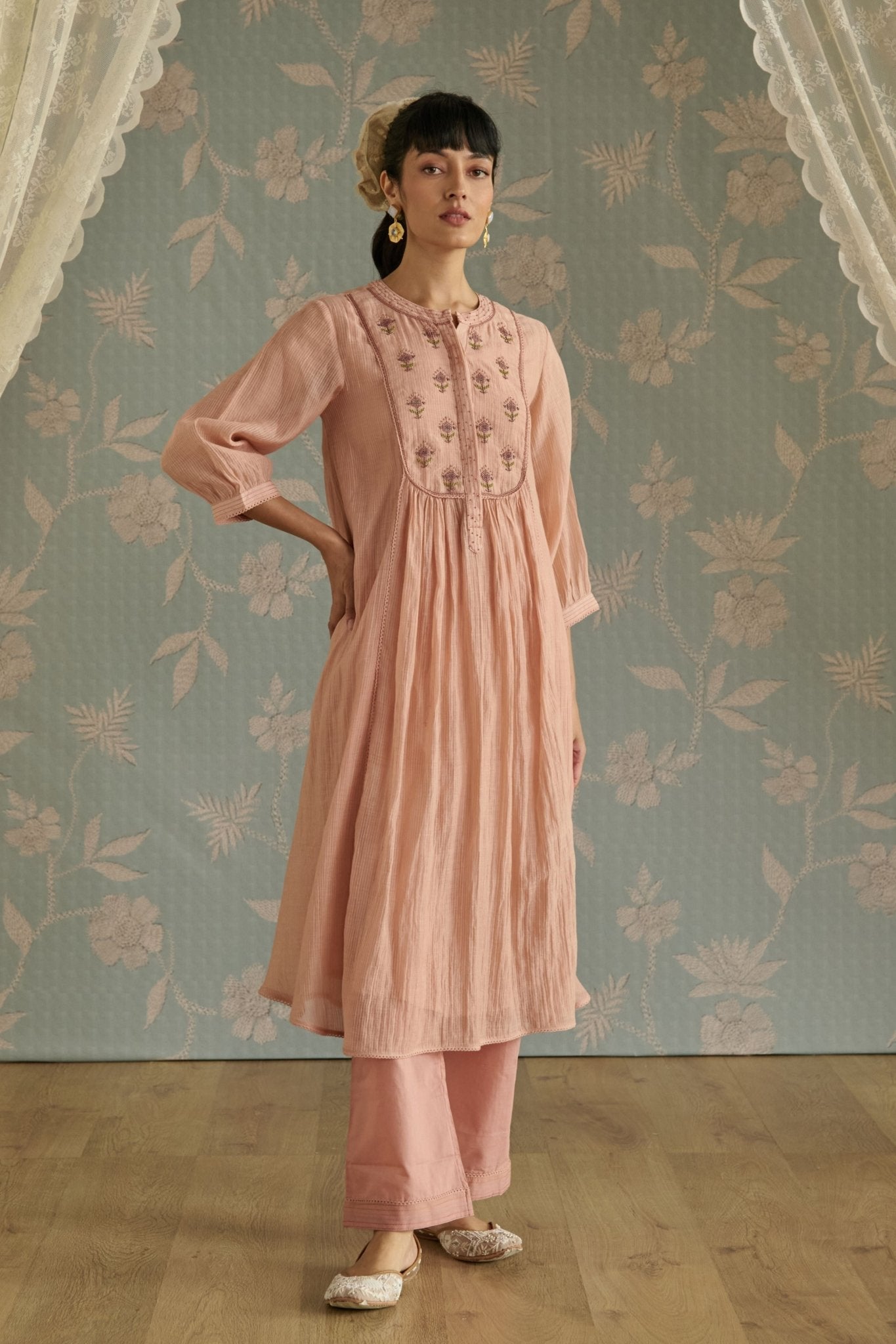 Pink Maira Tunic Set - Kritika Dawar - Elahe