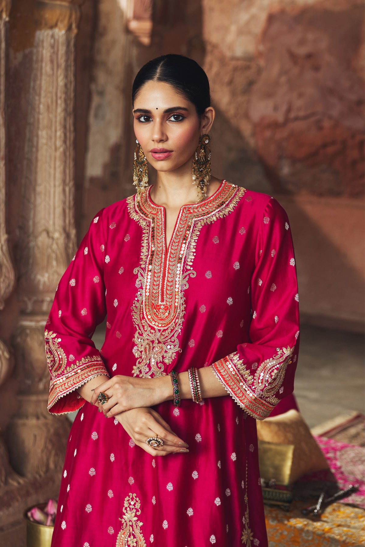 Mehwish Pink Kurta Set