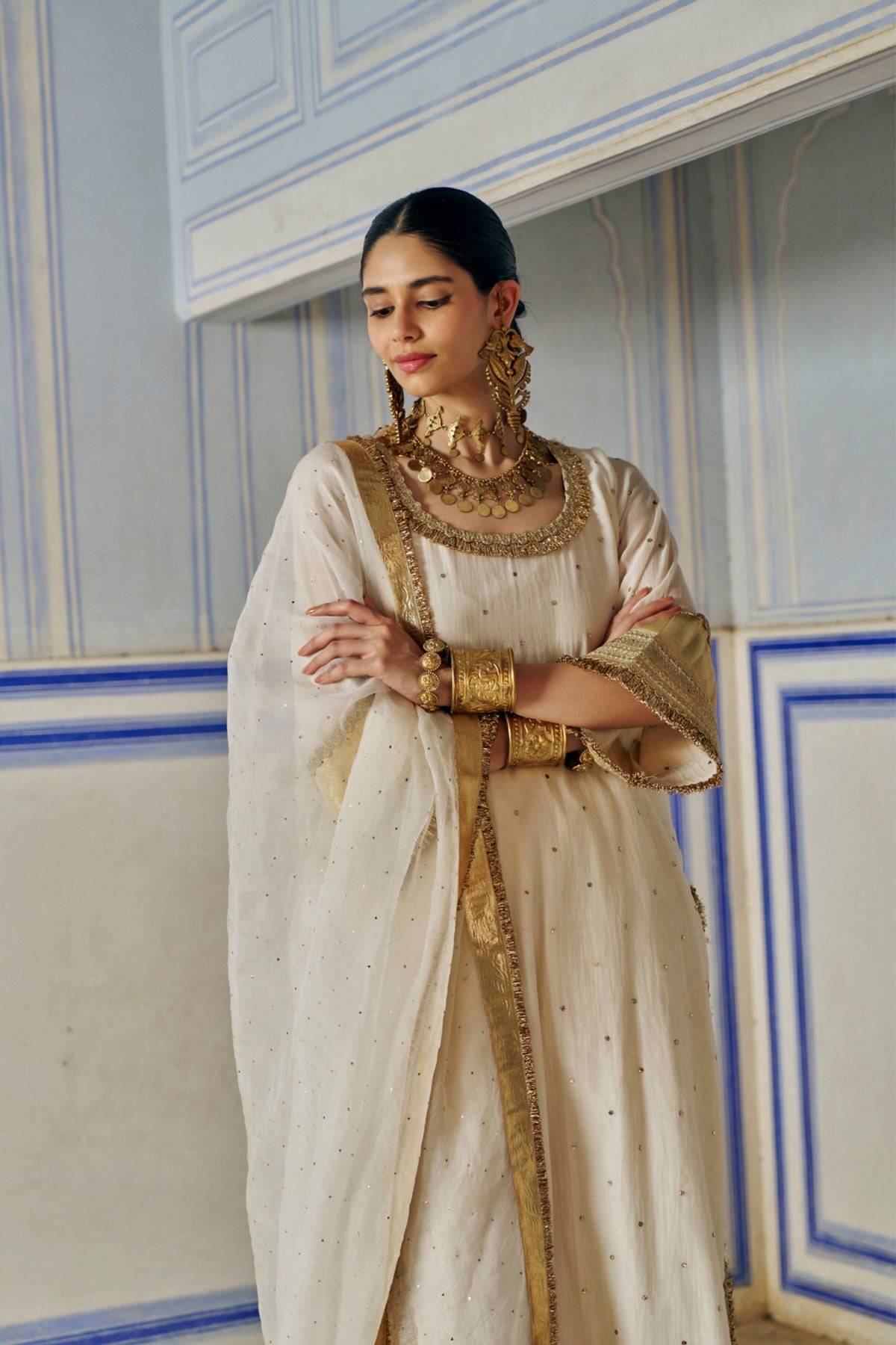 Ivory Straight Kurta Set