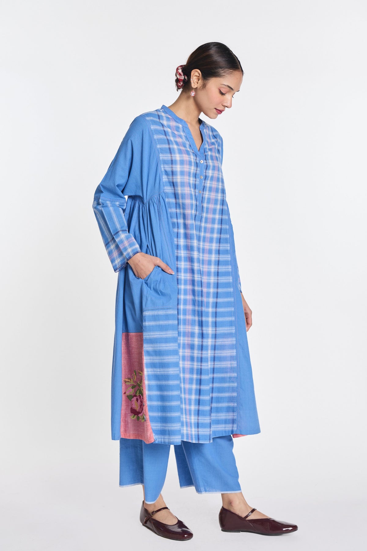 Browallia Patchwork Tunic