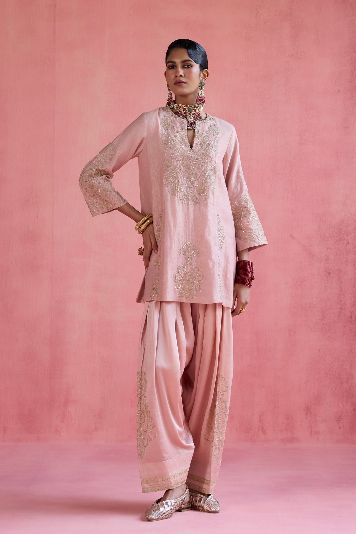 Inaya Pink Kurta Set