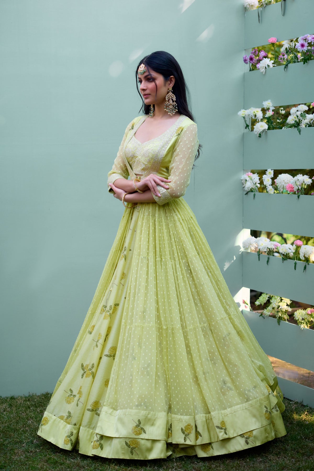 Canary Yellow Lehenga Set