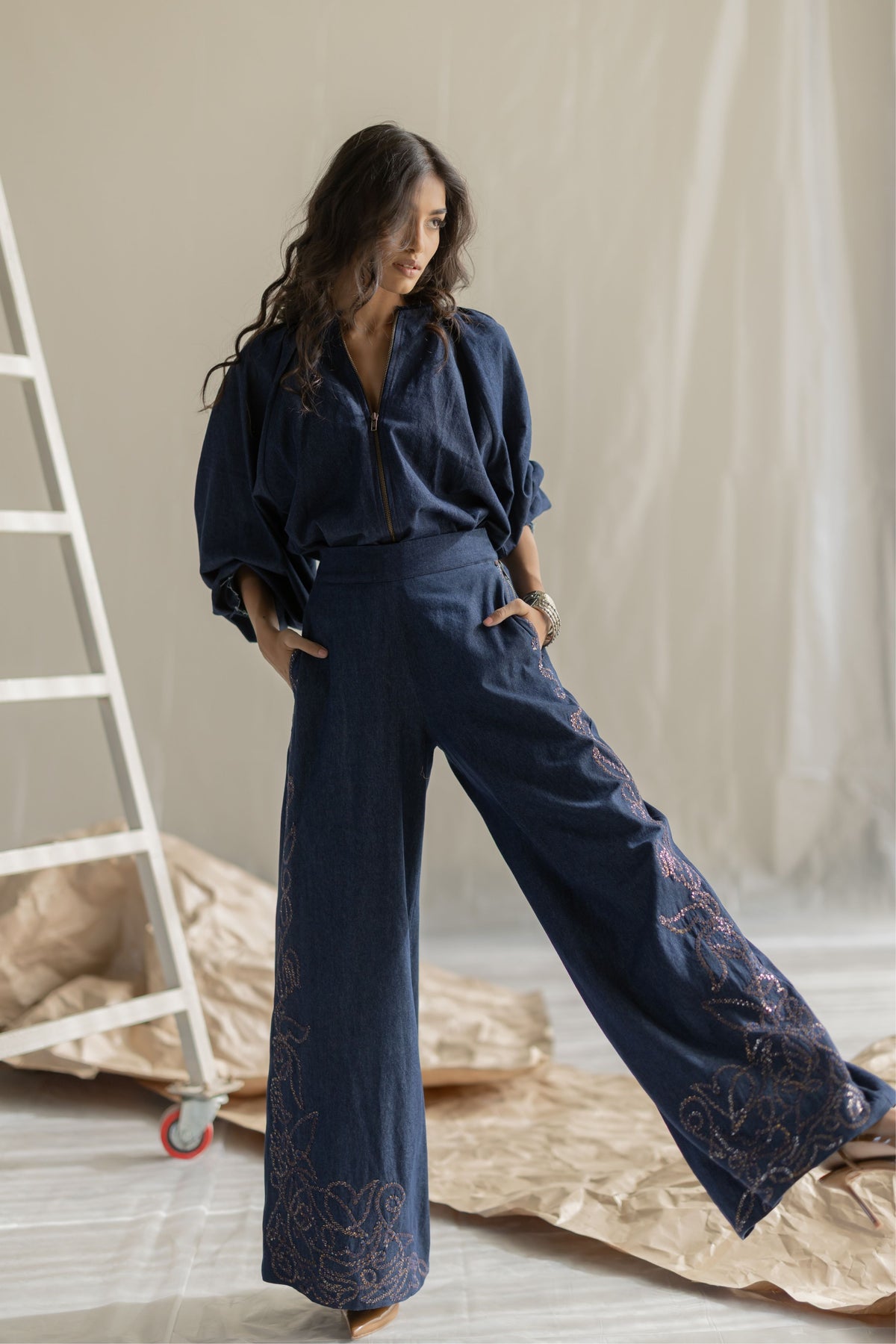 Dark Blue Lantern Top