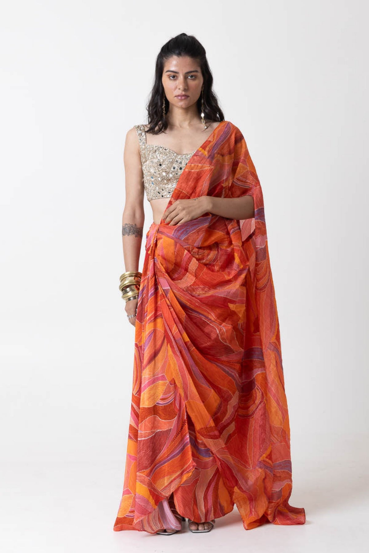 Sera Drape Saree Set