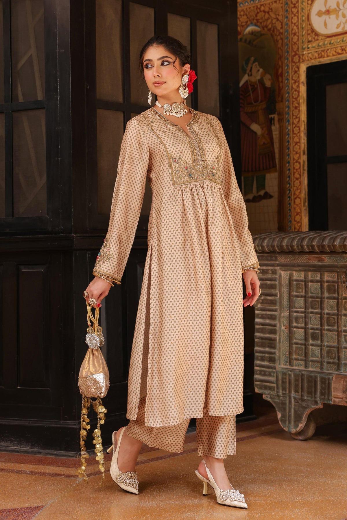 Ahista Ivory Kurta Set