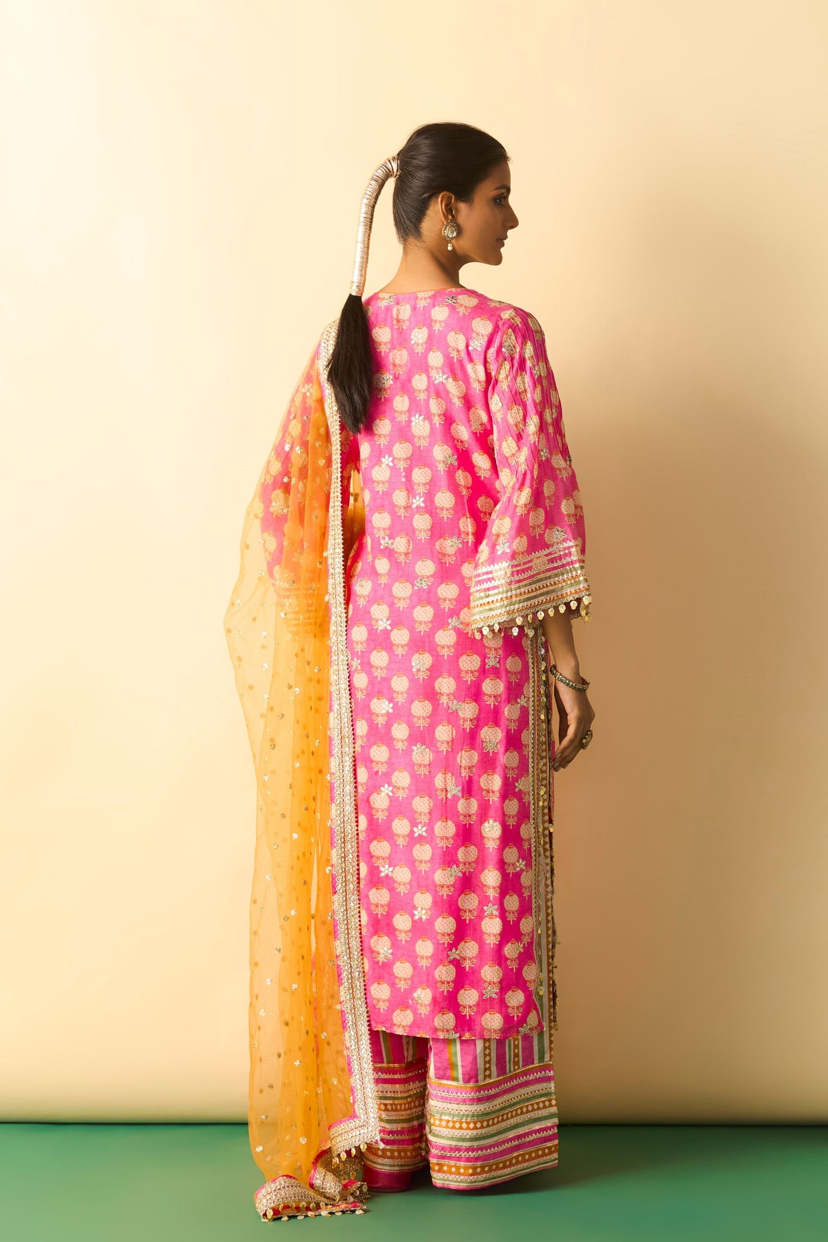 Dwiti Pink Kurta Set