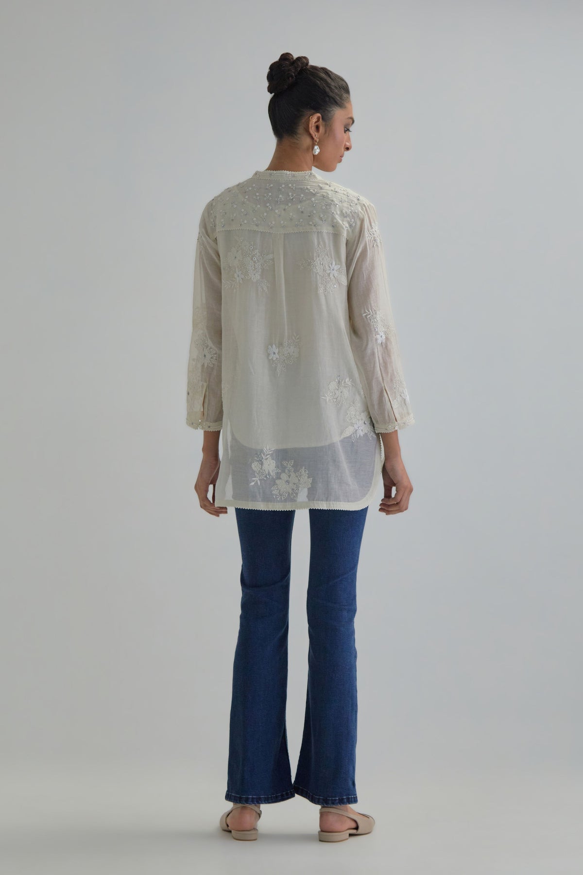Off White Cotton Top