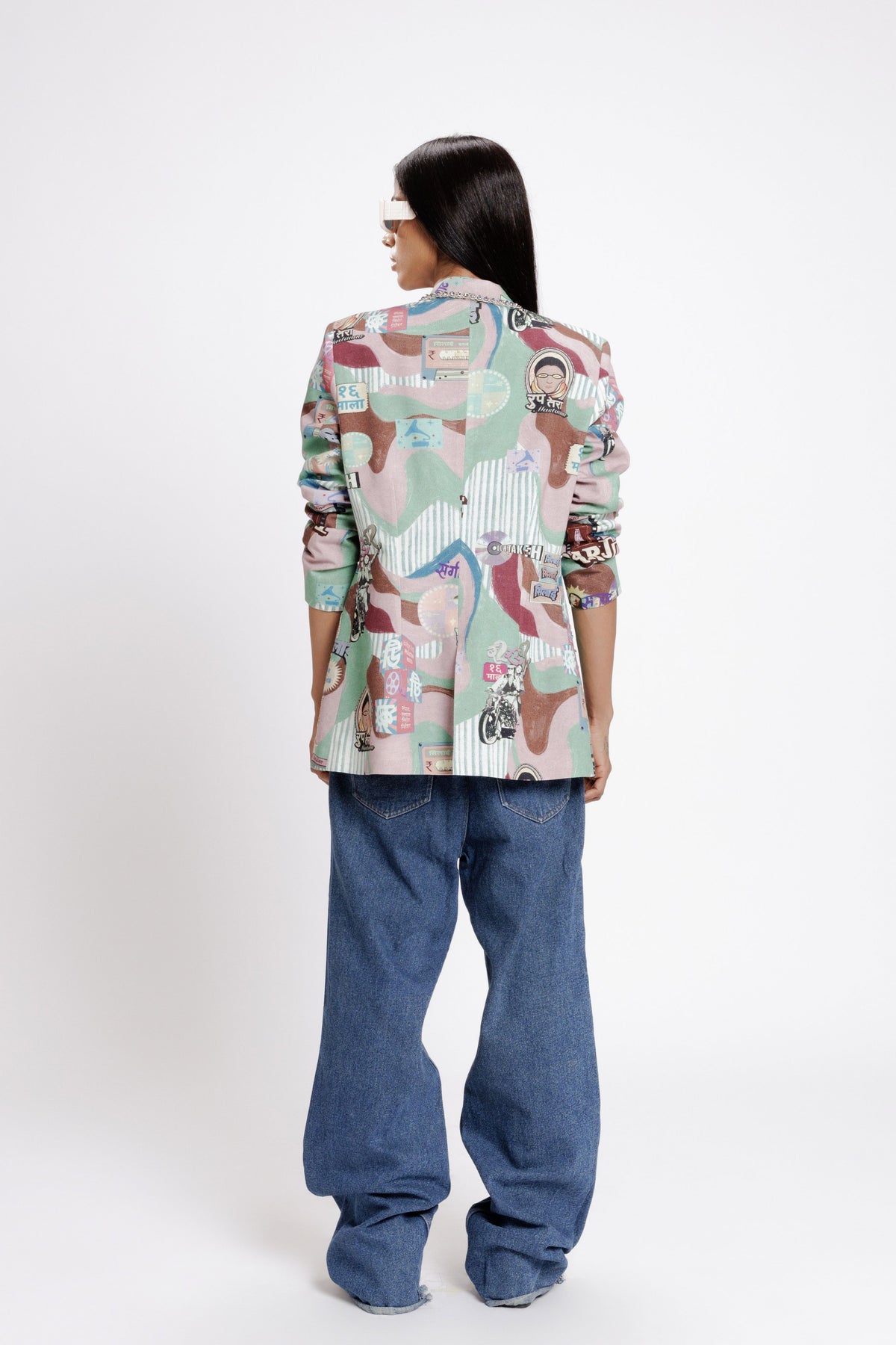 Filmy Embroidered  Blazer