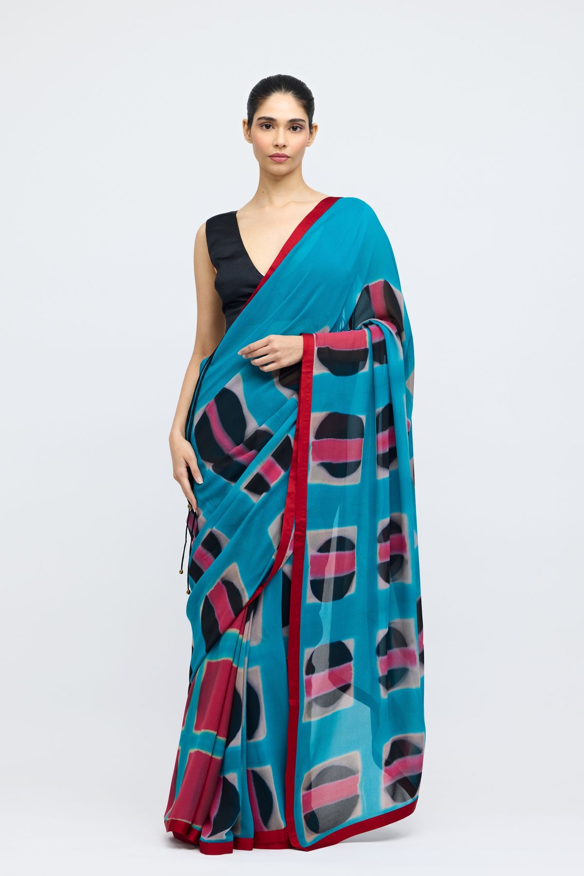 Black Angrakha Blouse