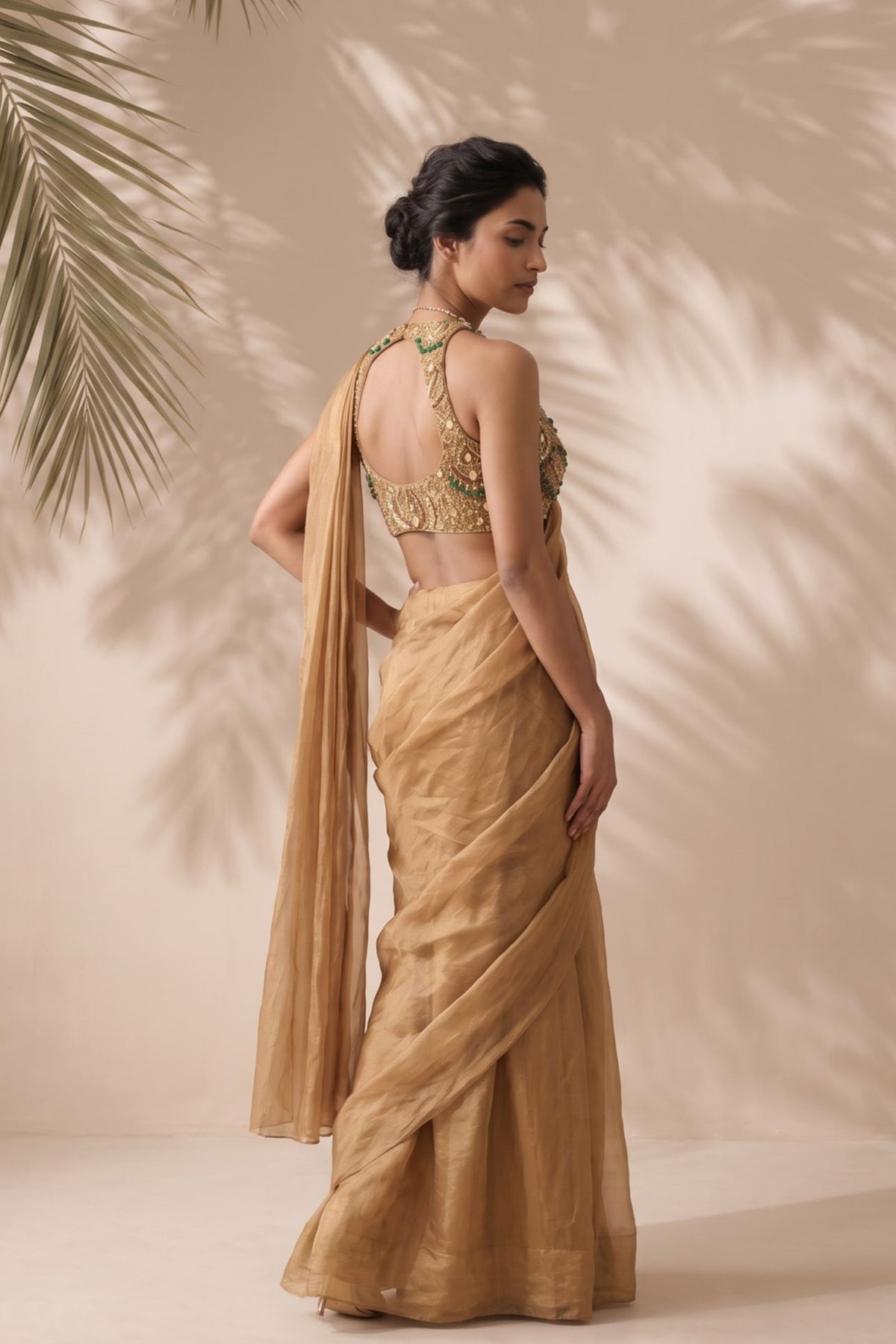 Camille Draped Saree Set