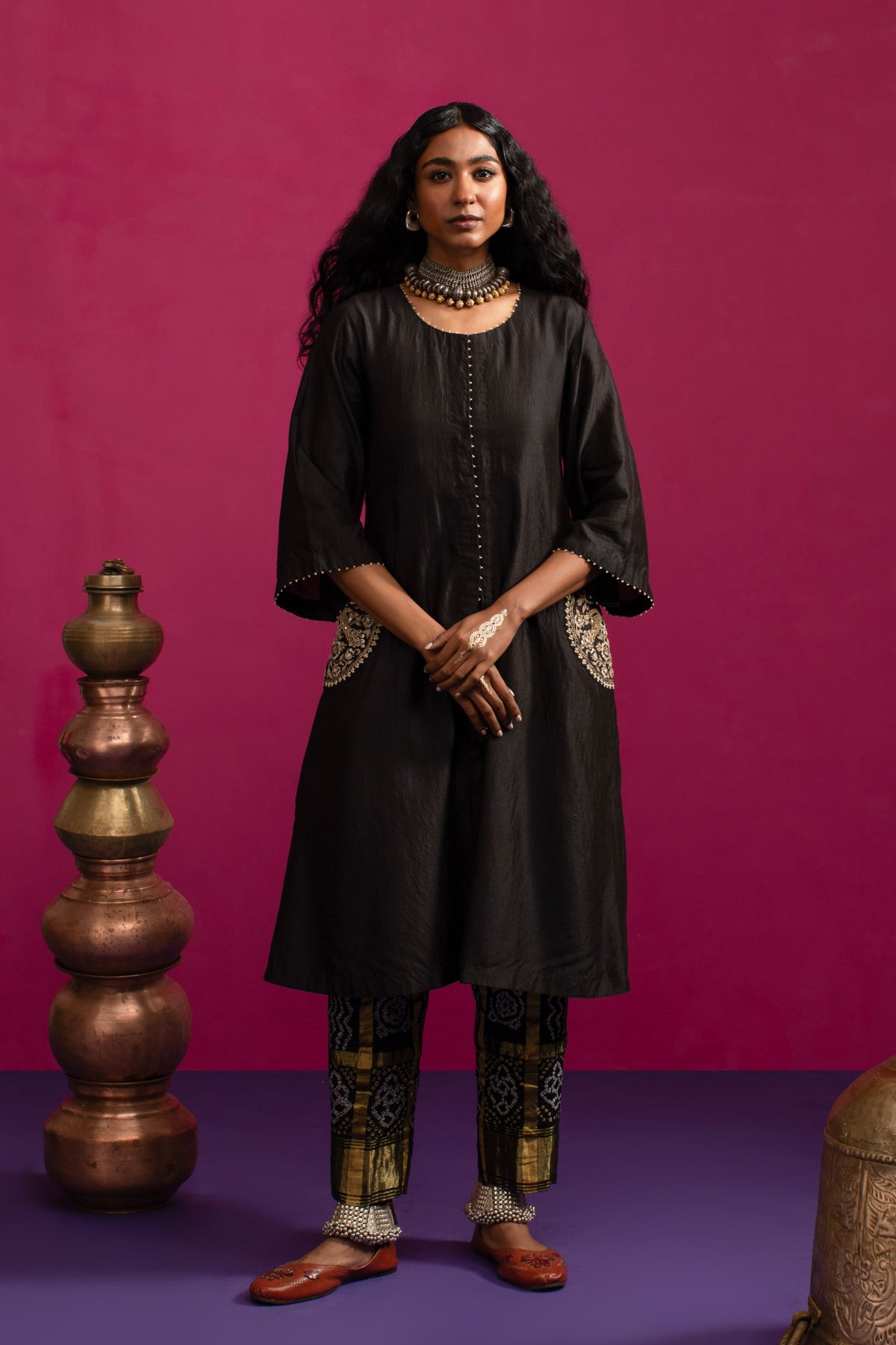 Peacock Pocket Kurta Set
