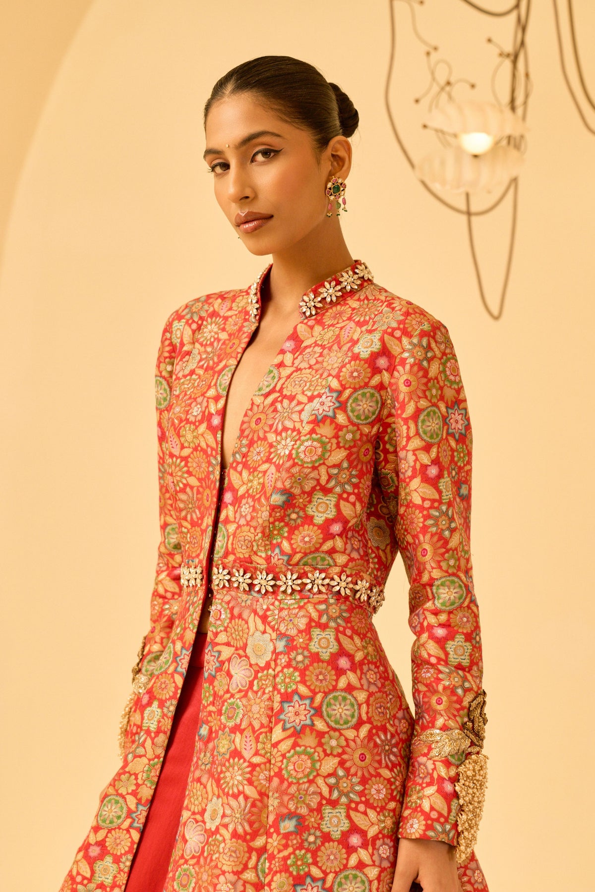Brocade Jacket Set