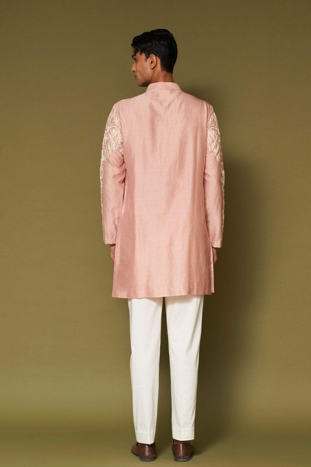 Pink Dori Embroidered Kurta Set
