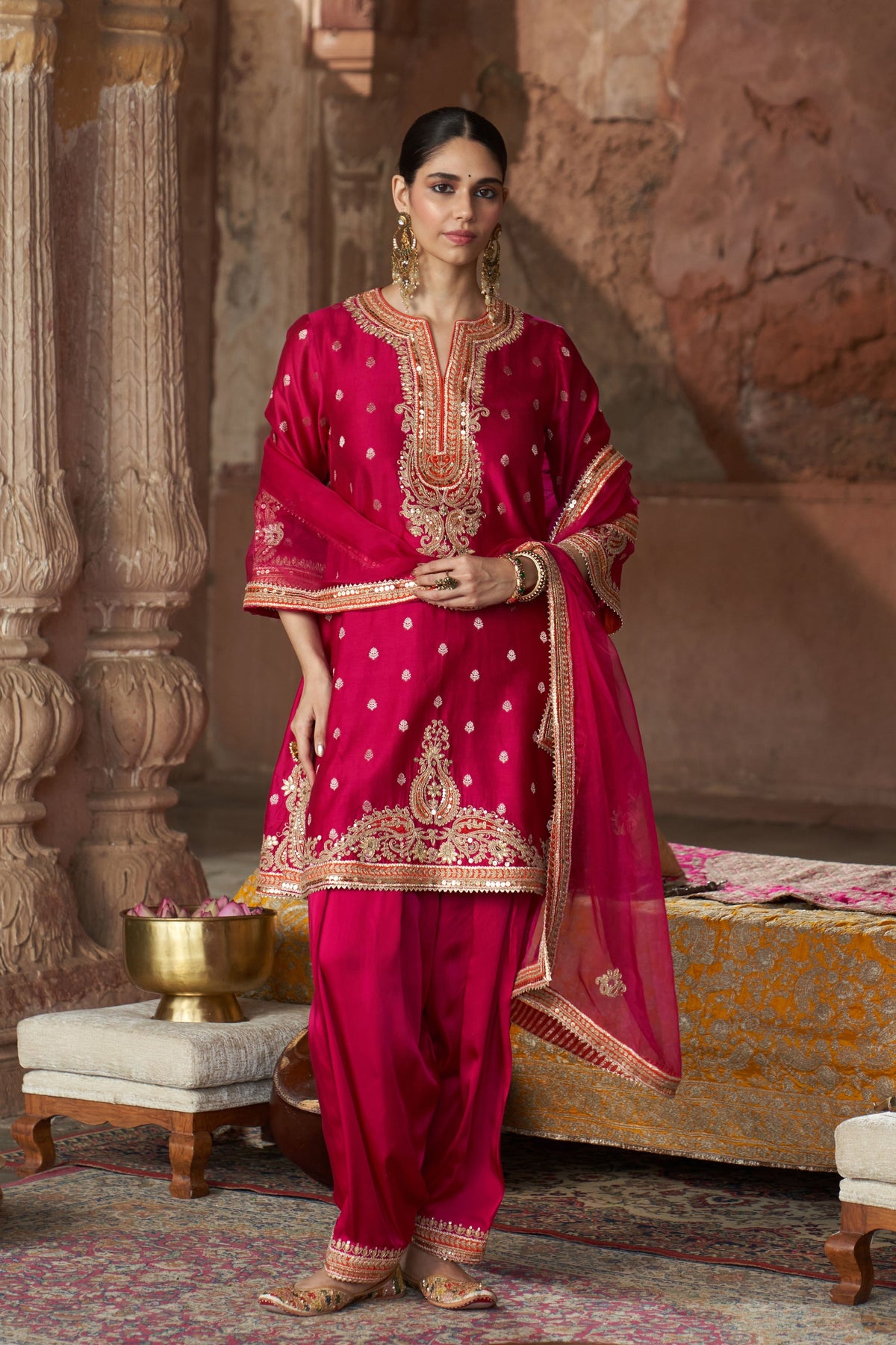 Mehwish Pink Kurta Set