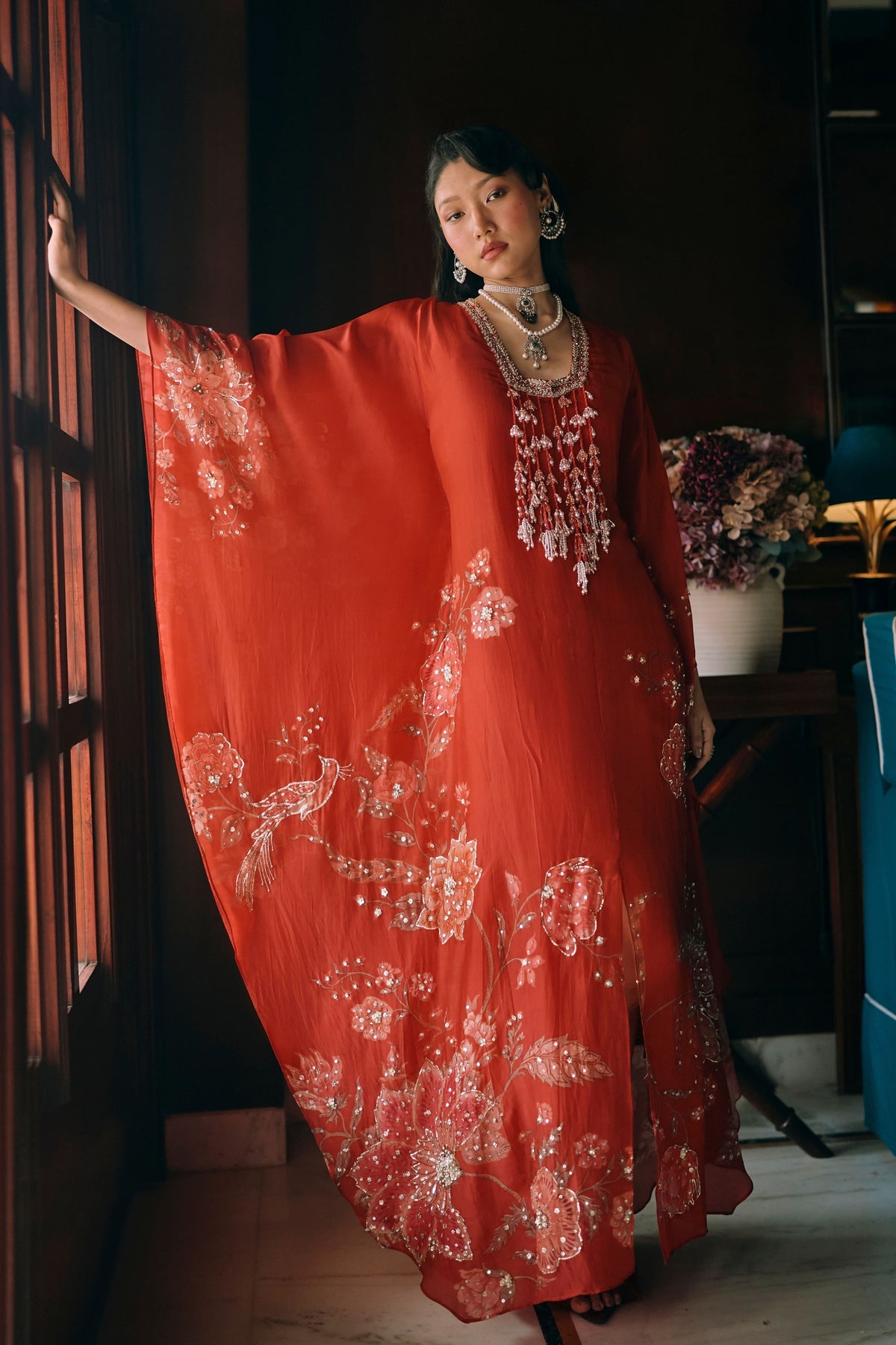 Raye Red Kaftan