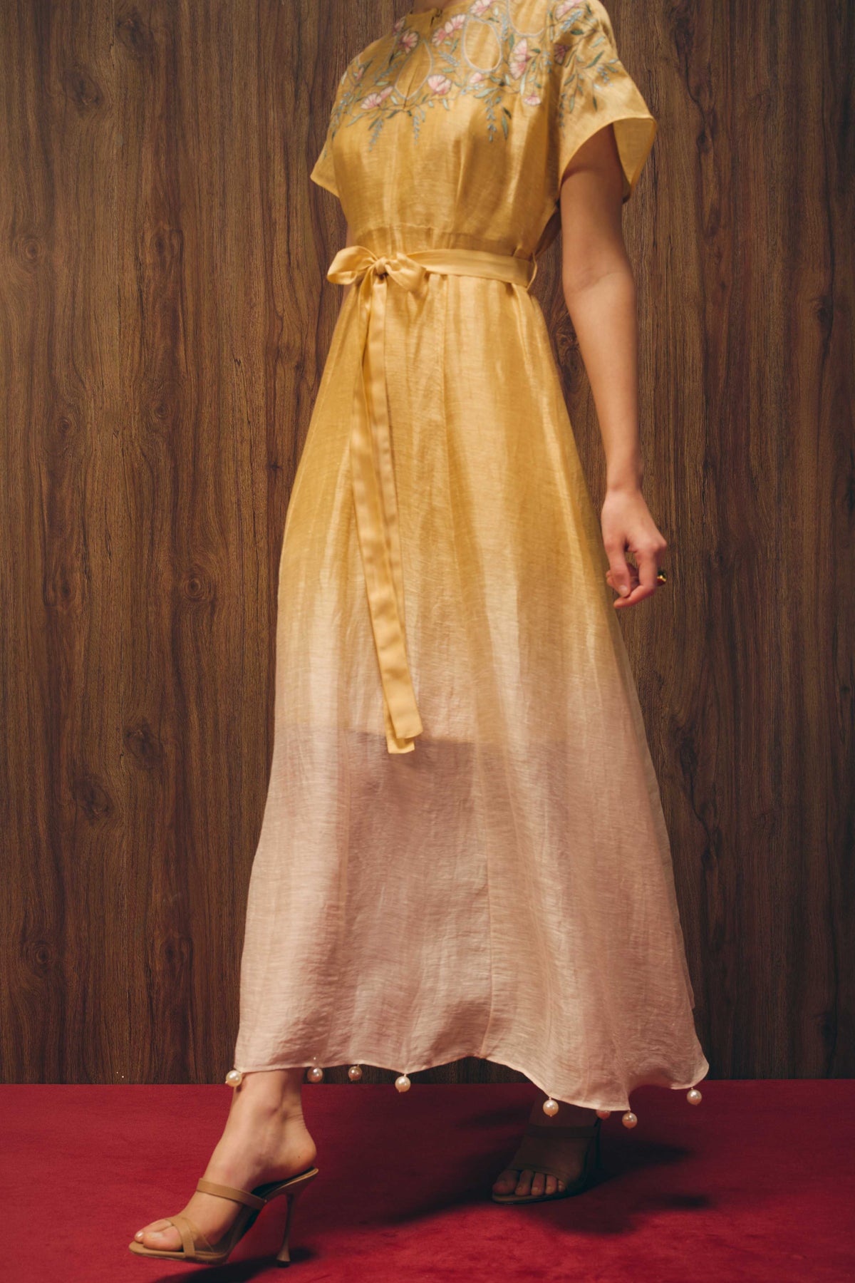 Florien Golden Dress