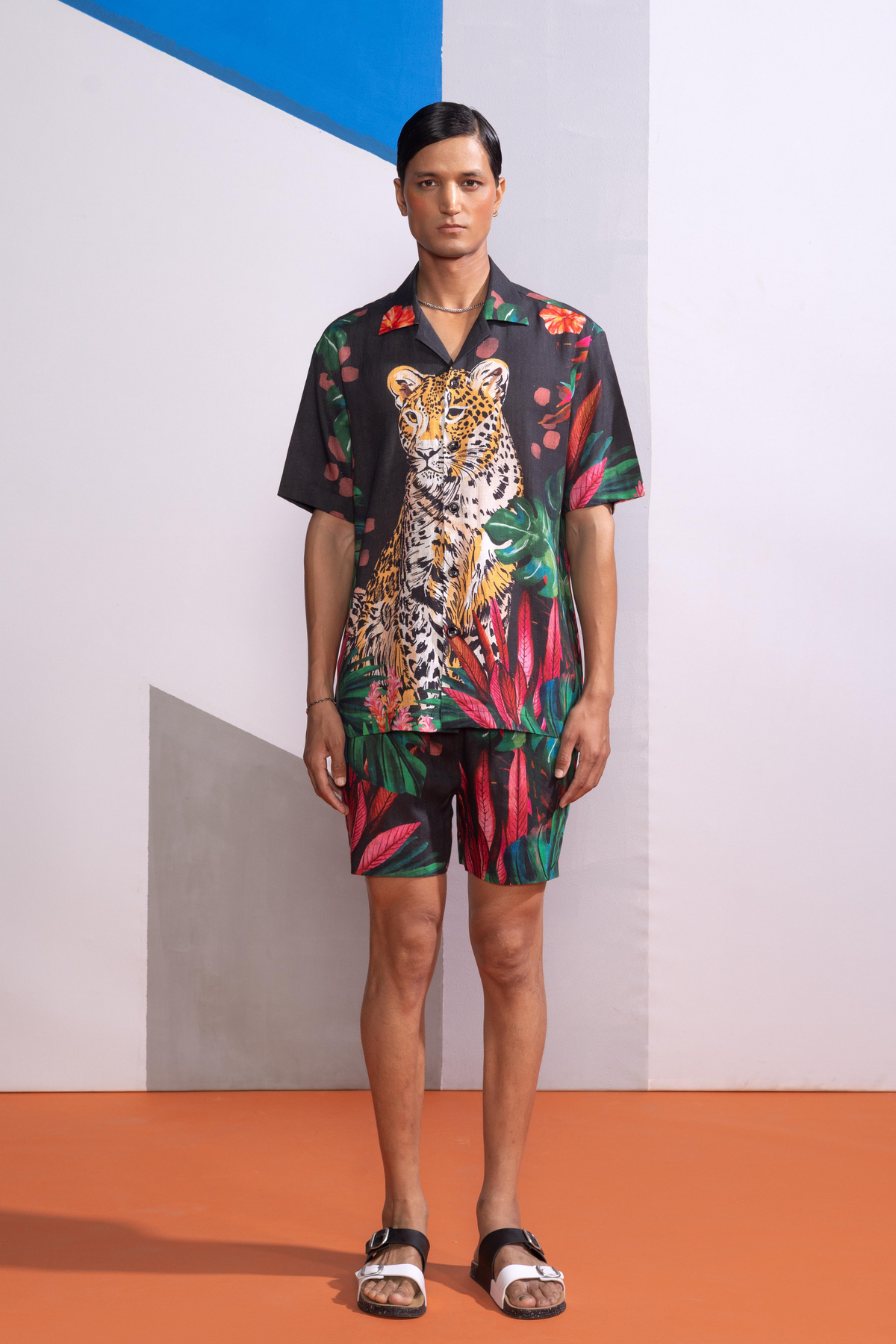 Feral Flora Charcoal Co-ord Set