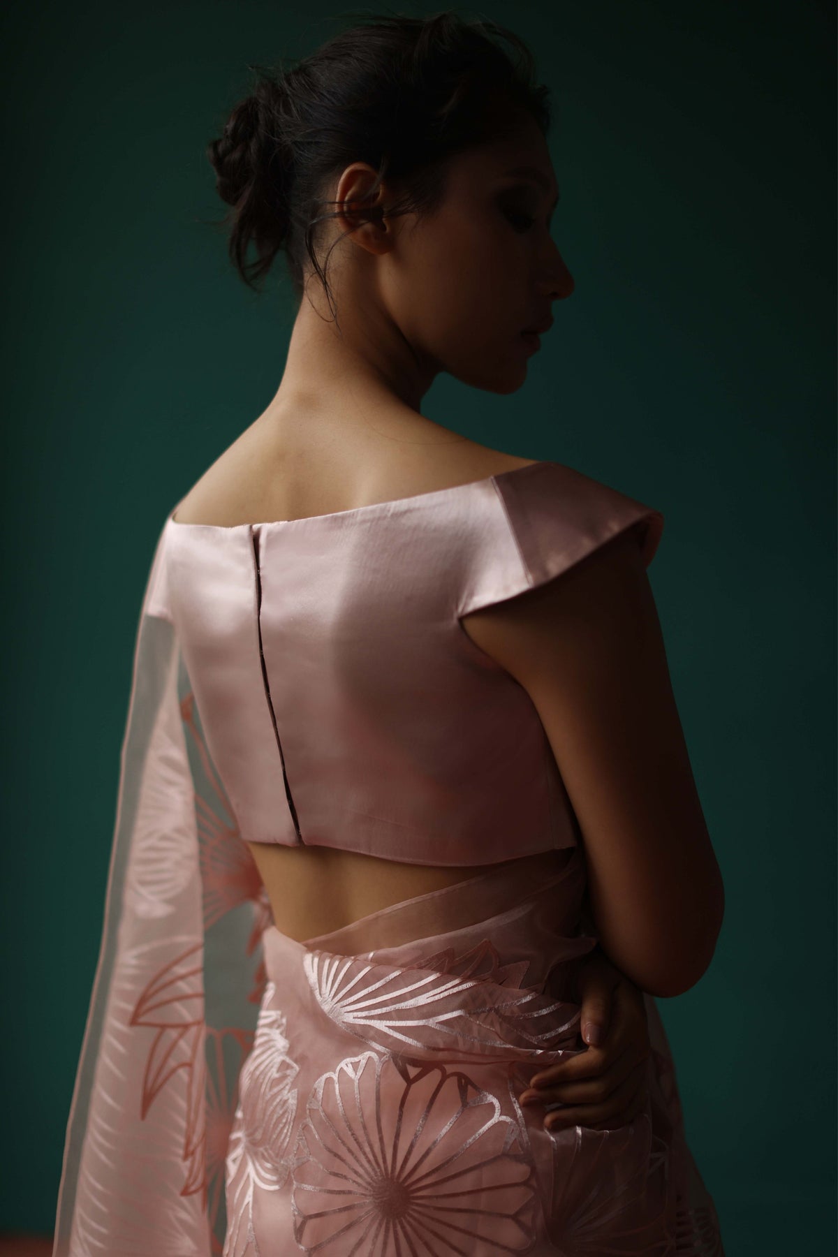 Rose Gold Off Shoulder Blouse