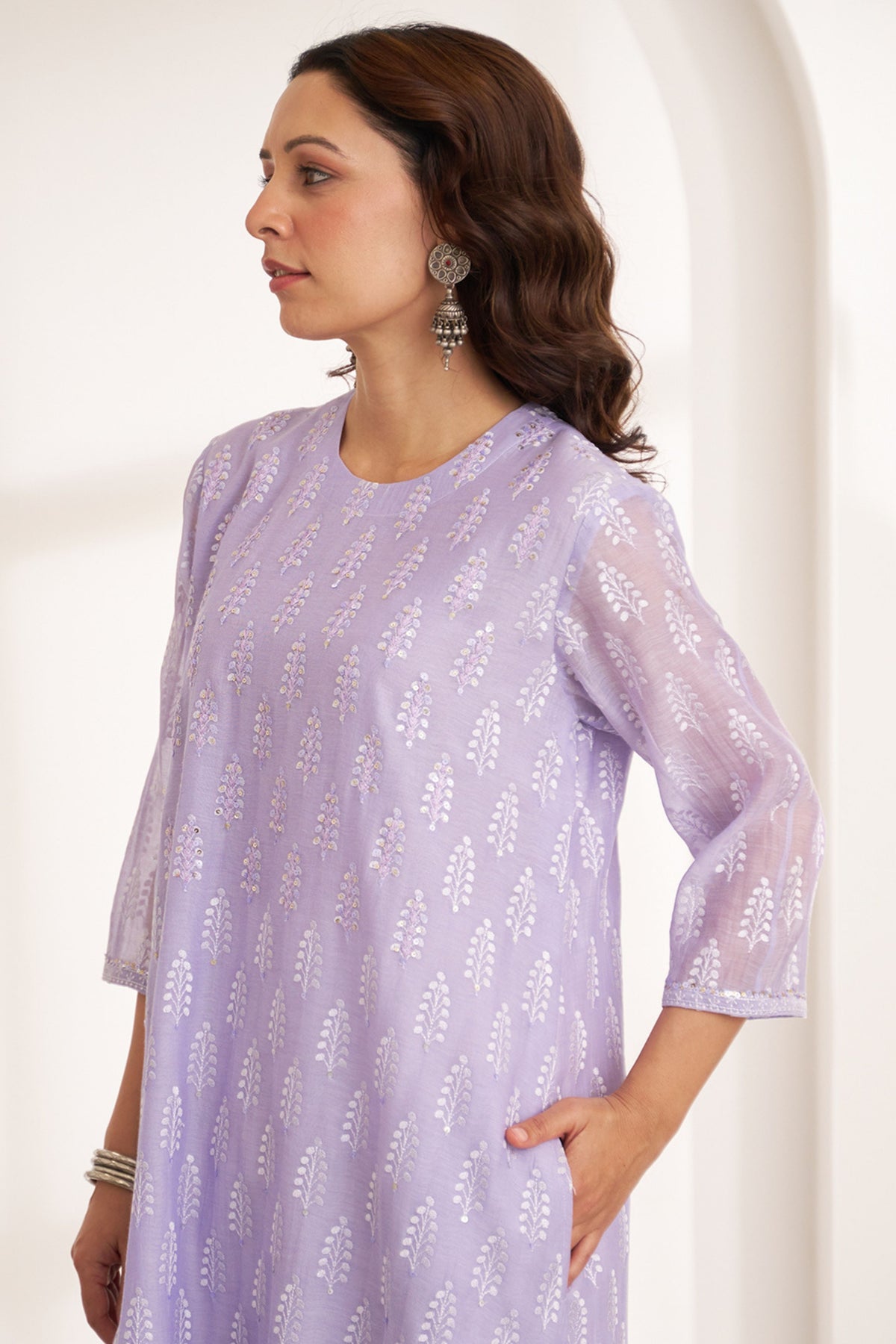 The Kashni Silk Kurta Set