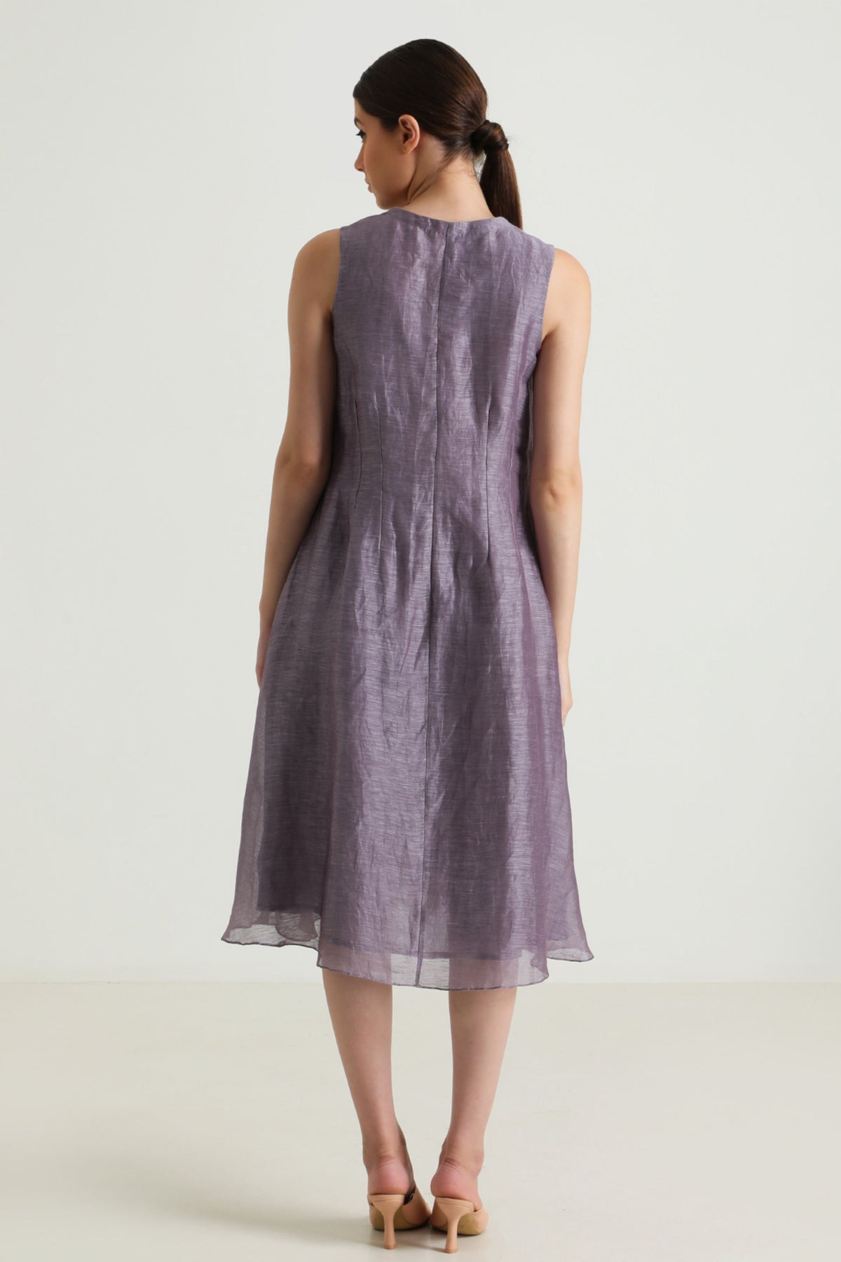 Mauve Jacket Dress Set