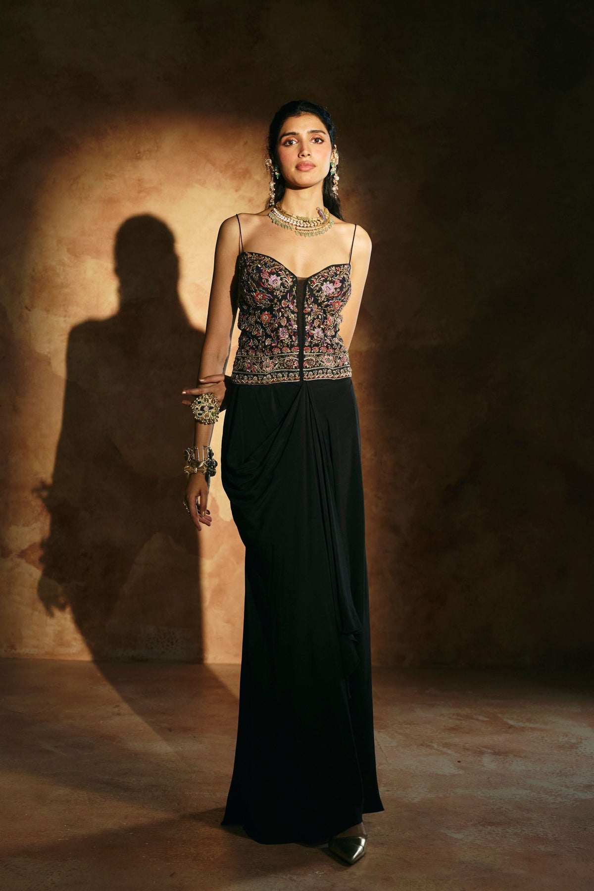 Zardozi Sindh Corset Skirt Set