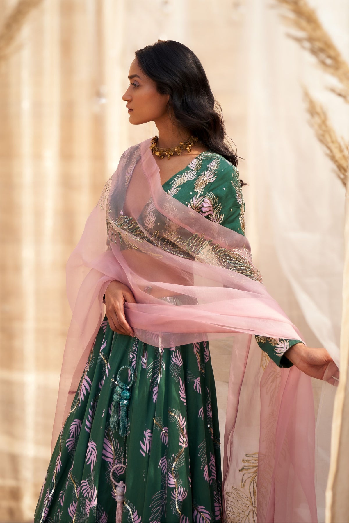 Reveria Printed Lehenga Set