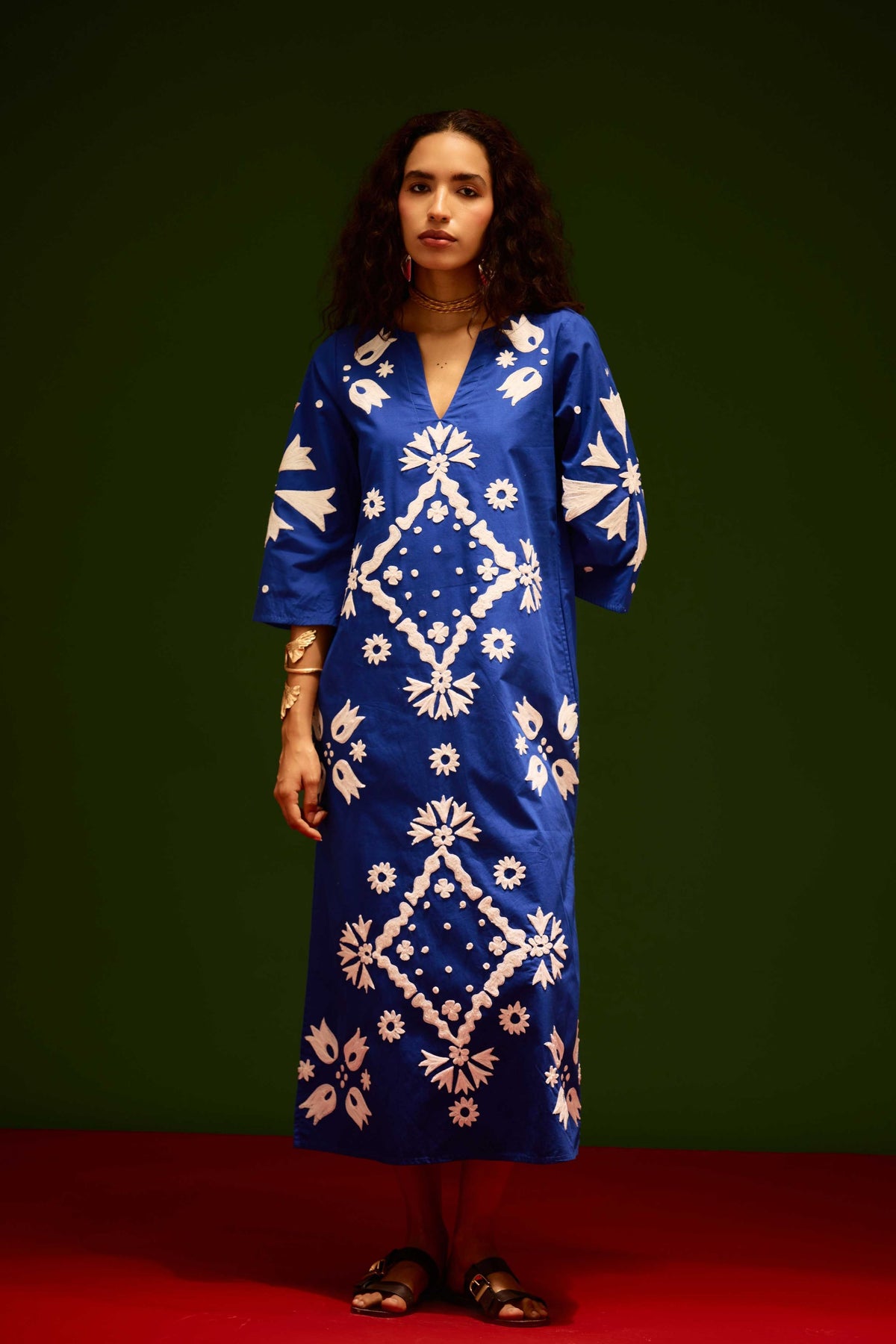 Blue Sitara Maxi Dress