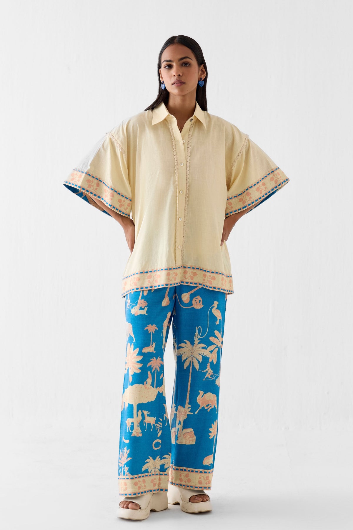 Jaipur Boxy Shirt & Trousers