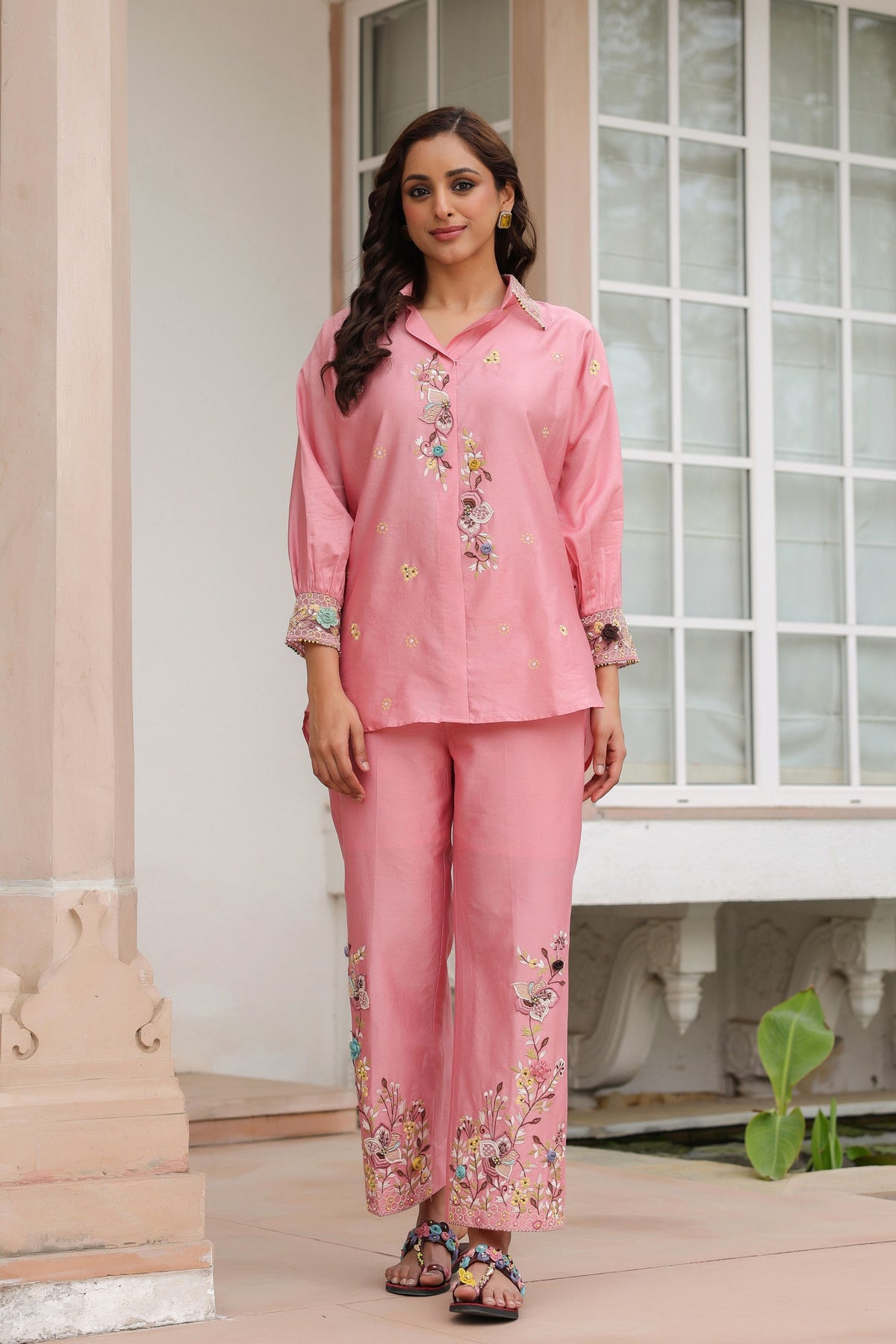 Gulzar Collar Co-ord Set
