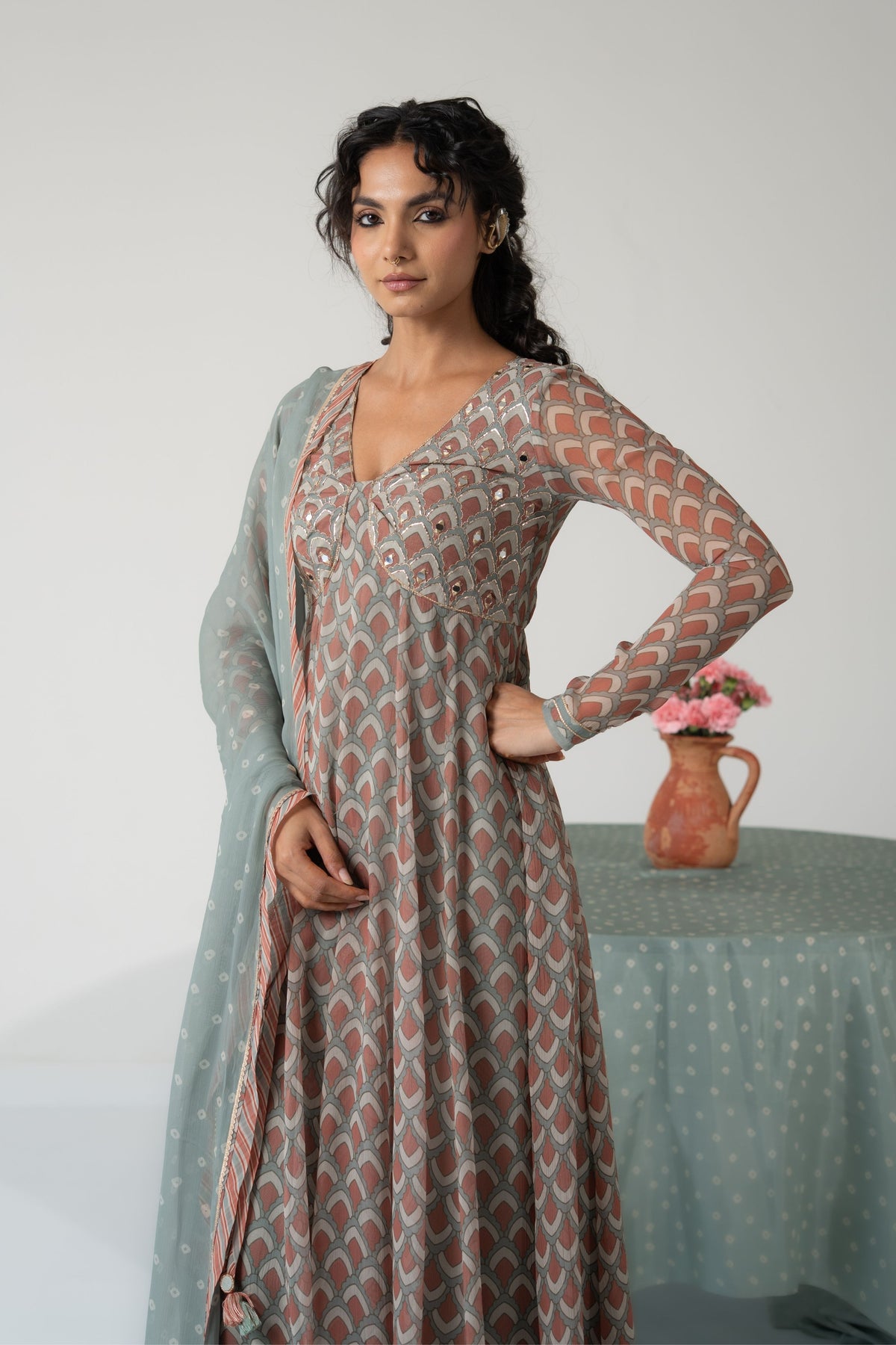 Noorani Anarkali Set