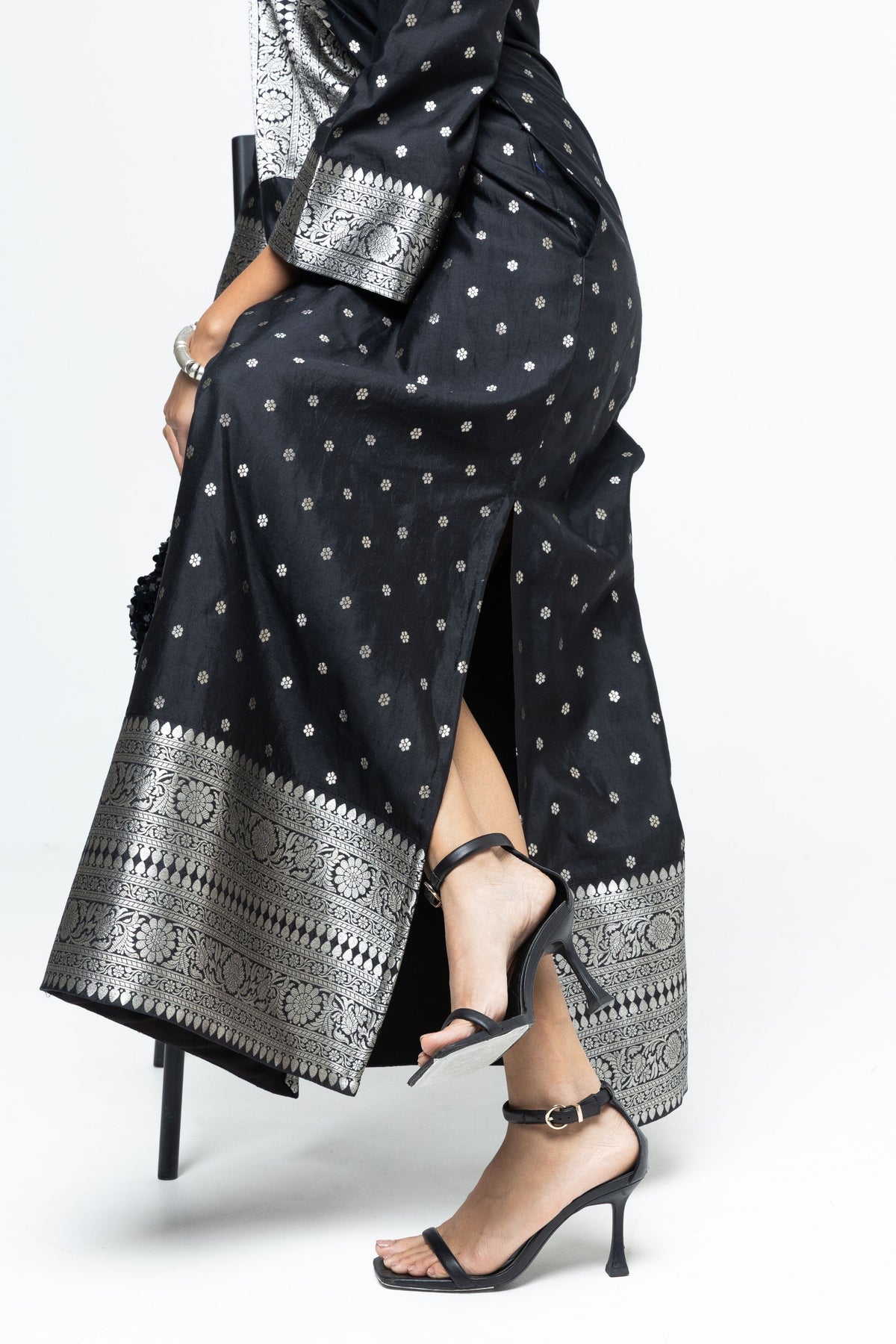 Nats Black Statement Kaftan