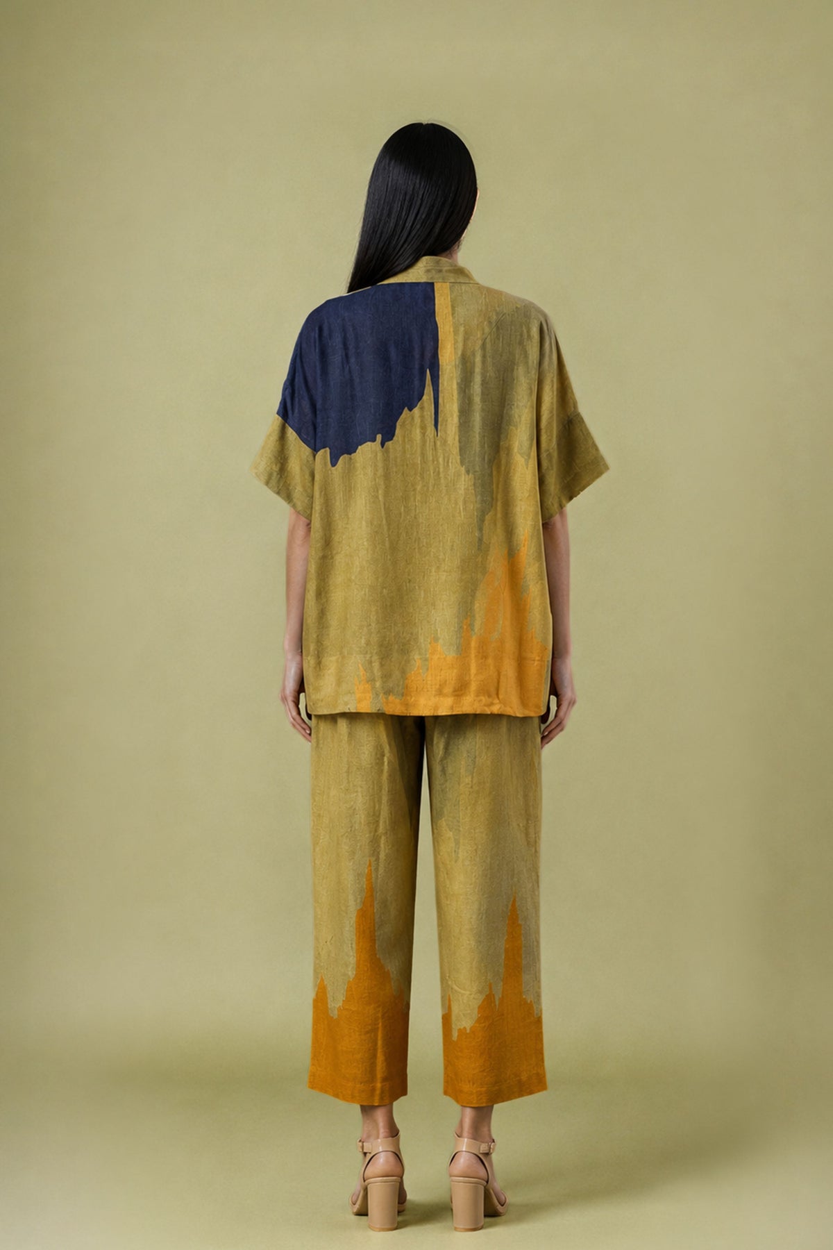Ikat Mustard Co-Ord Set