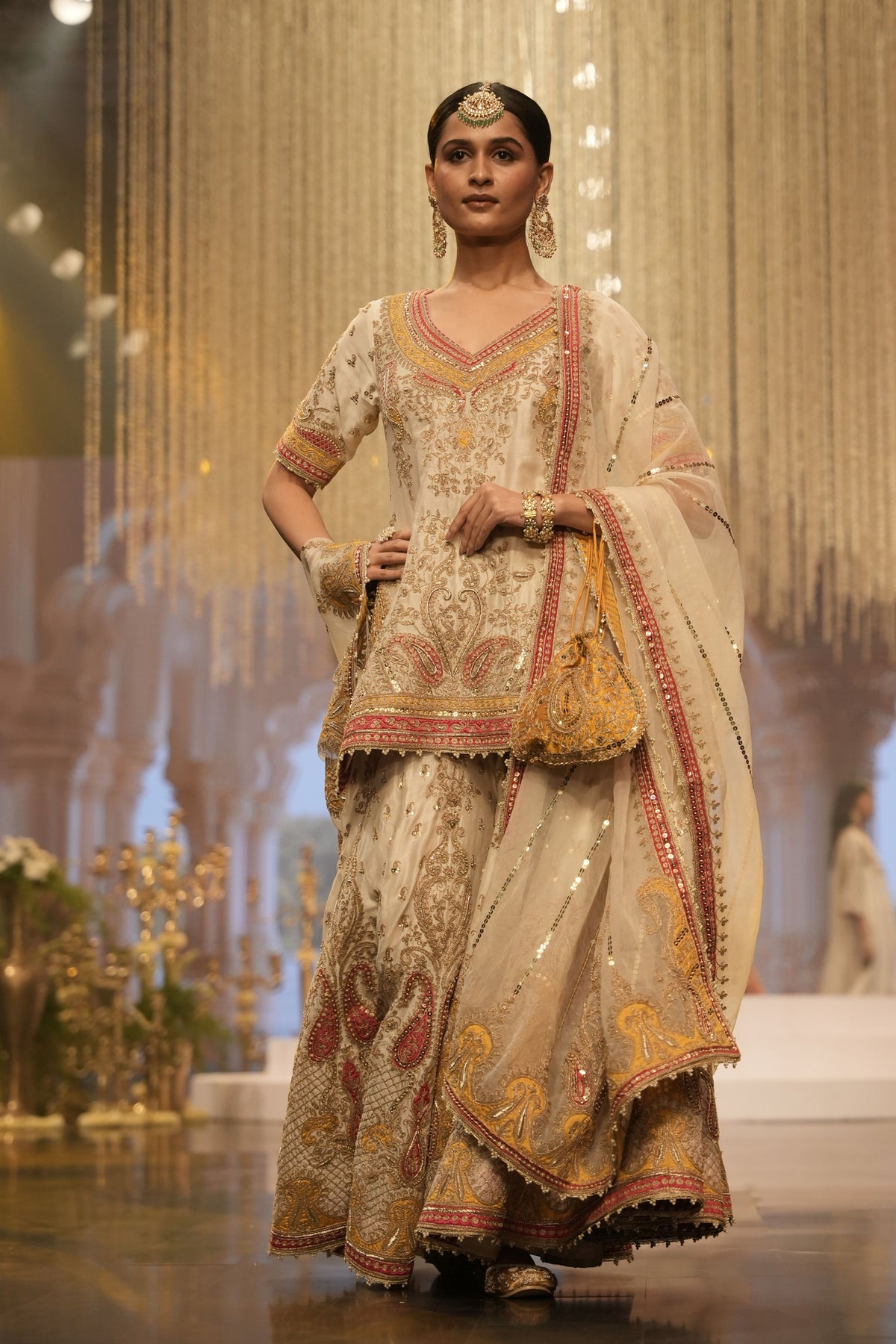 Daisy Ivory Sharara Set