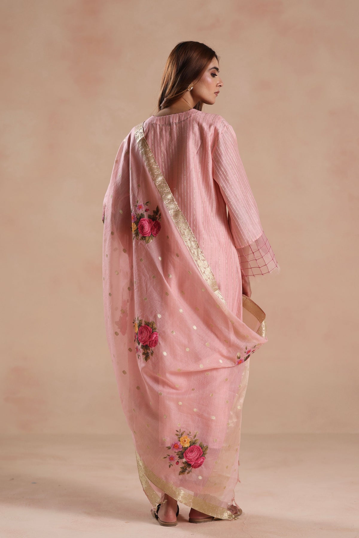 Sidra Pink Kurta Set