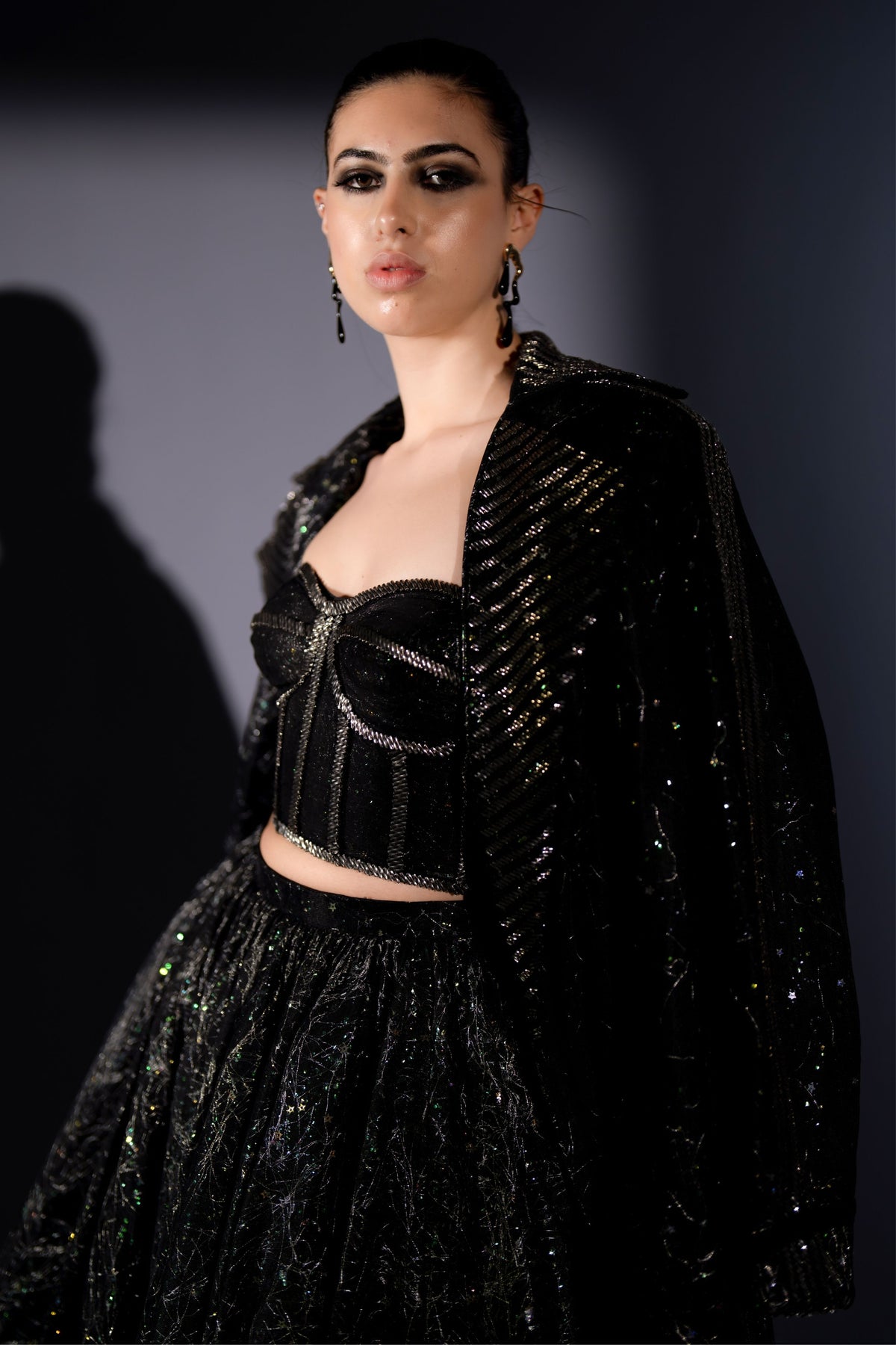 Star Fabric Trench Set
