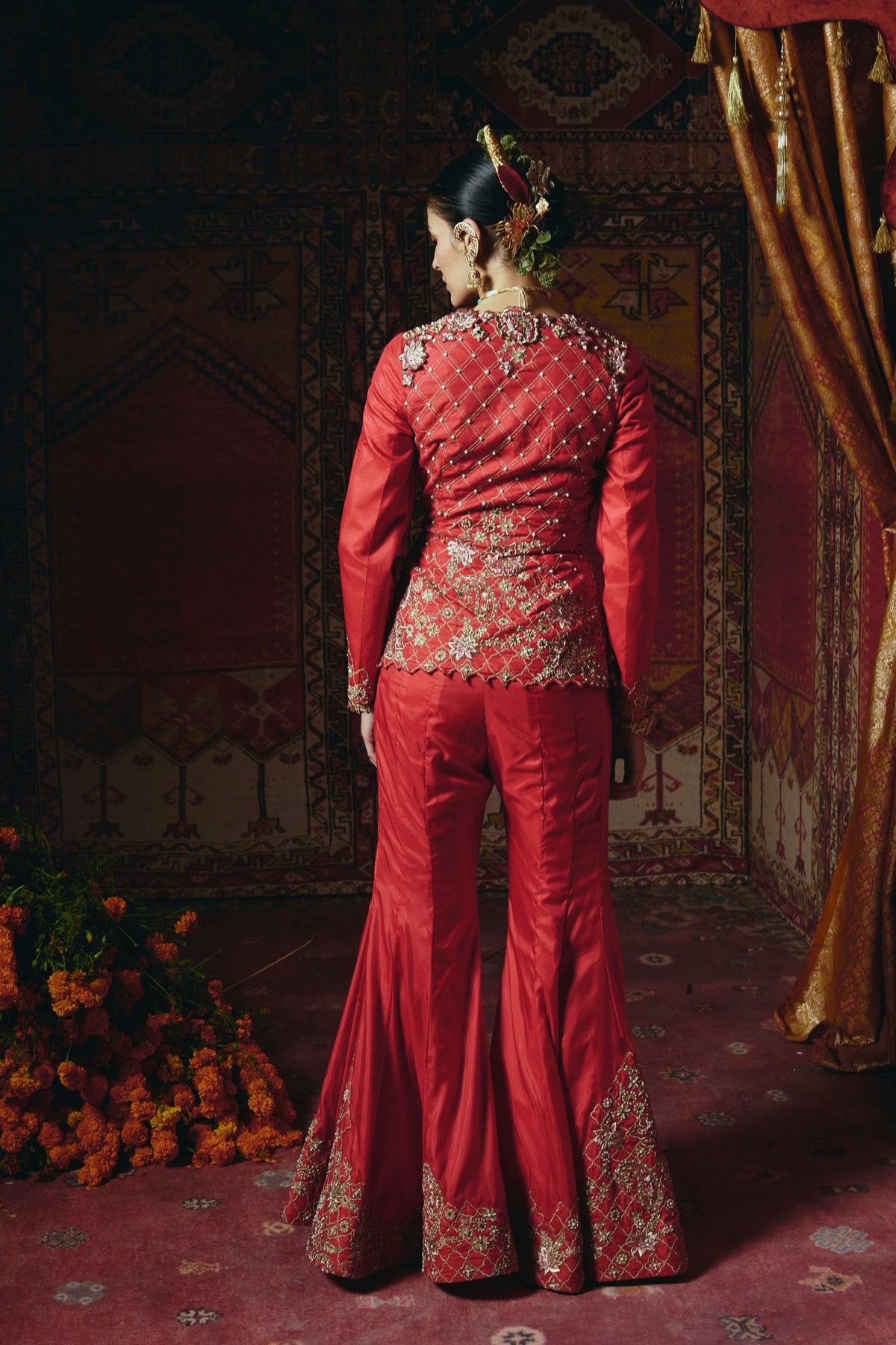 Jacket and Sharara Set