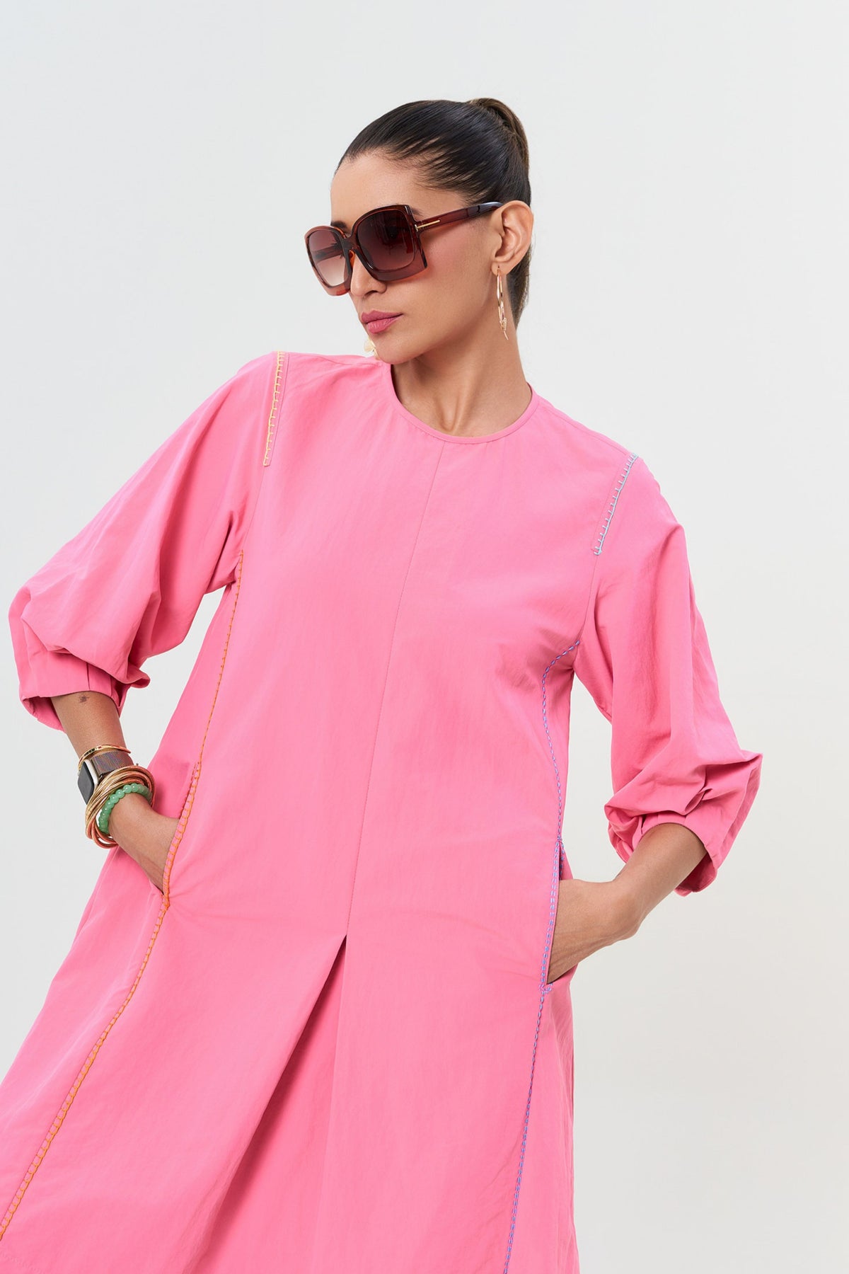 A Pink Zinnia Dress