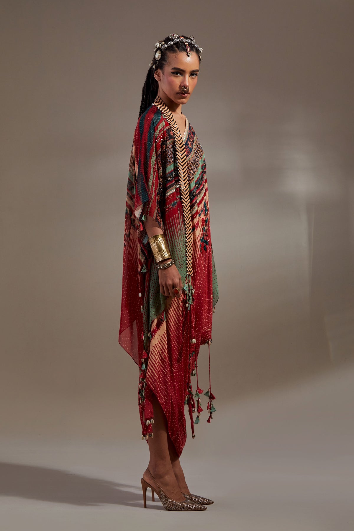 Veni Dupatta Jacket Set
