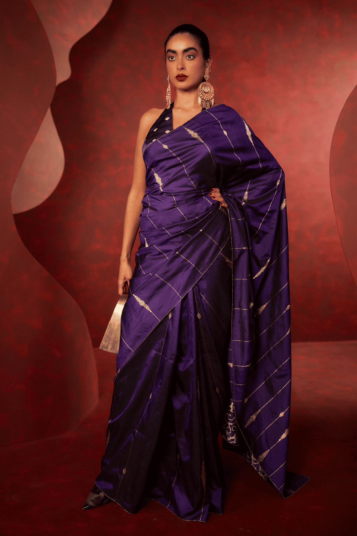 Bridezilla Saree in Purple