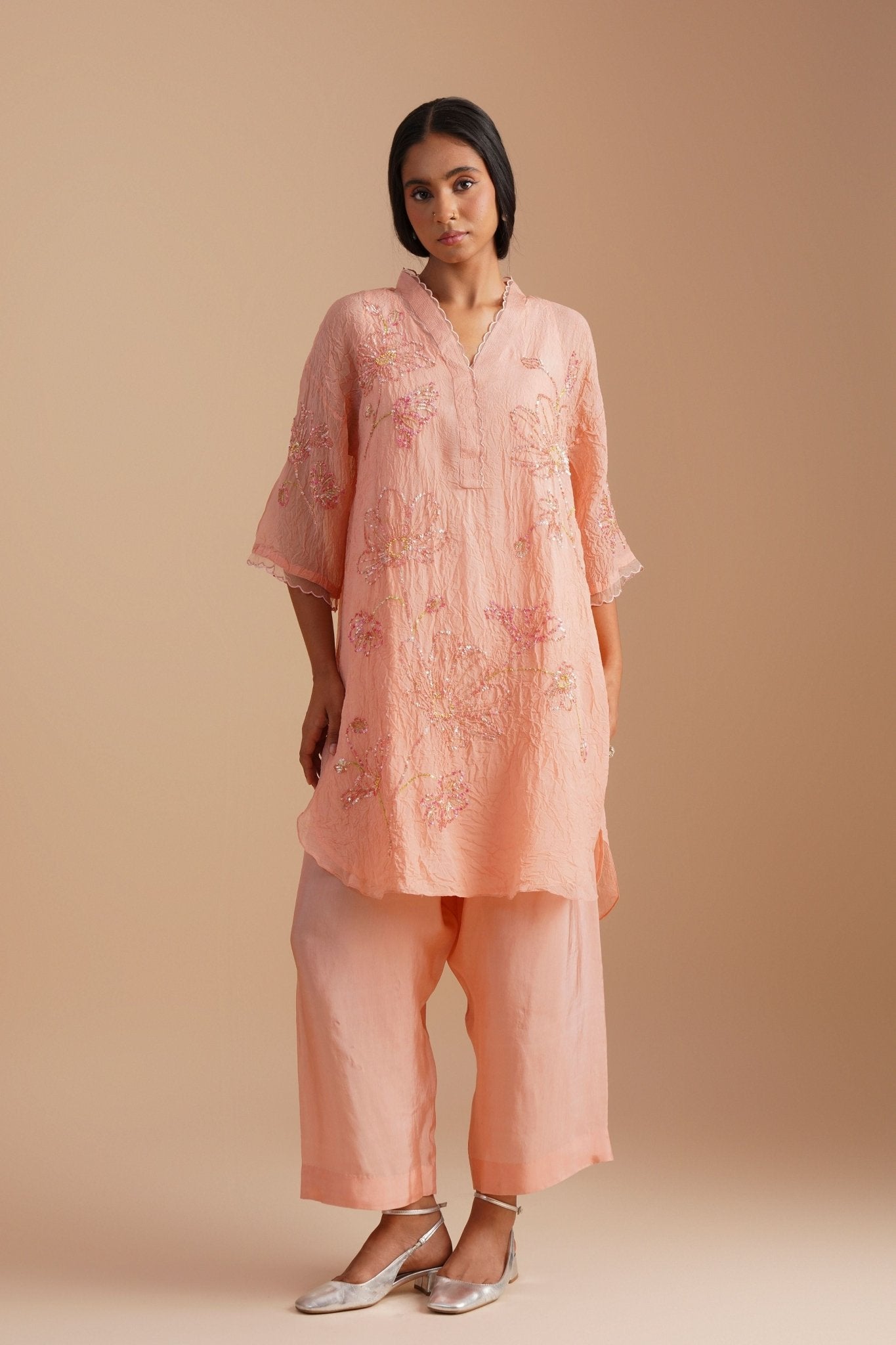 Blush Floral Co - ord Set - One Not Two - Elahe