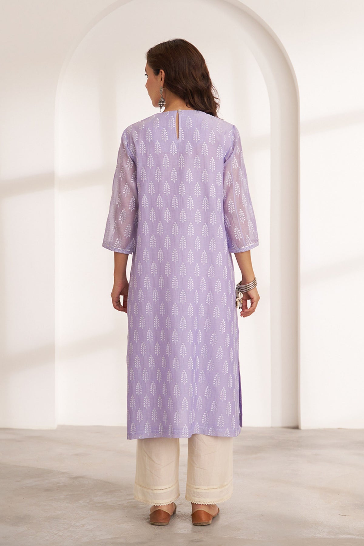 The Kashni Silk Kurta Set